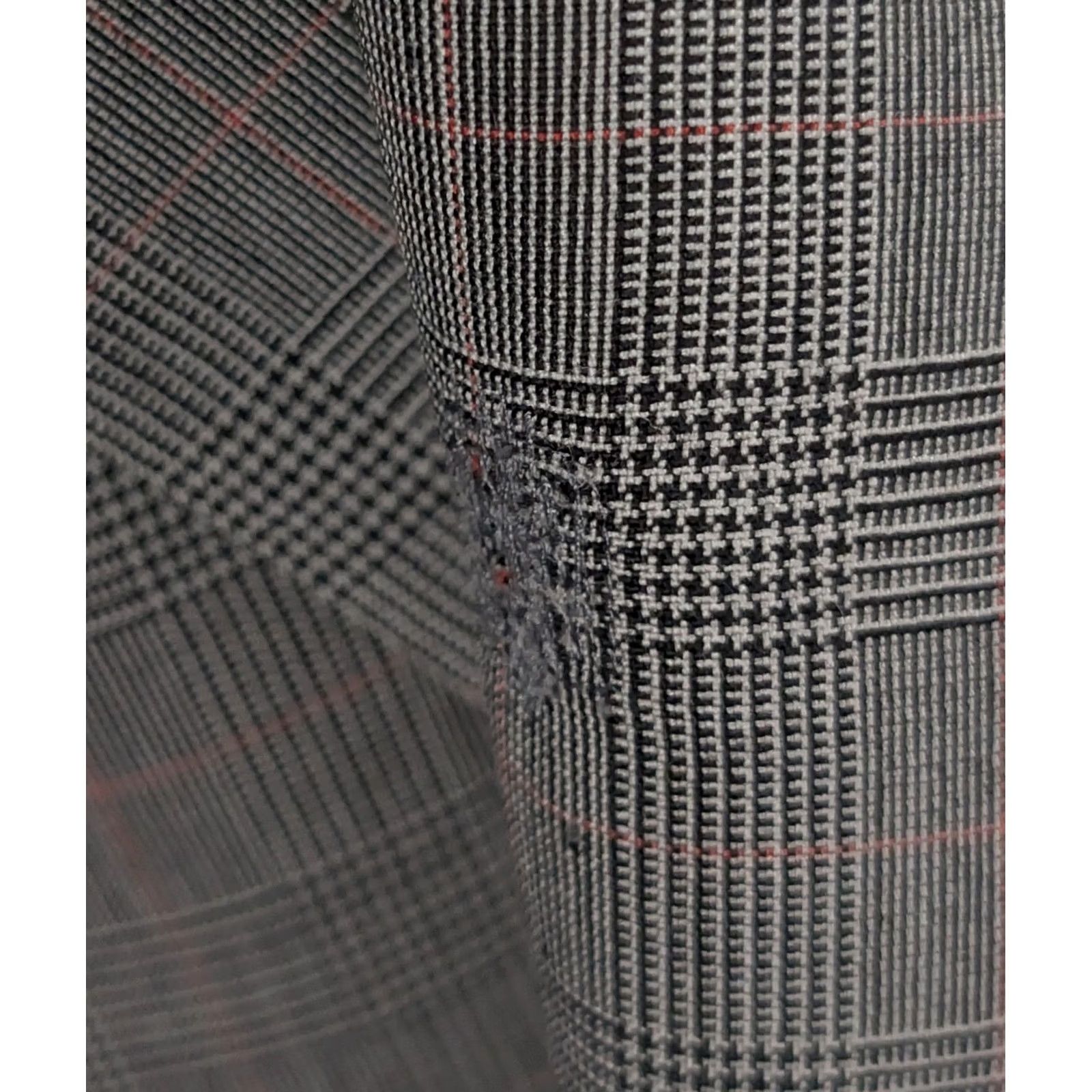 Huntsman VINTAGE Huntsman Savile Row Bespoke Double-Breasted Glen Plaid Suit Jacket England 90s Mens 42 Gray Blazer Jacket Size 42R - 4 Thumbnail