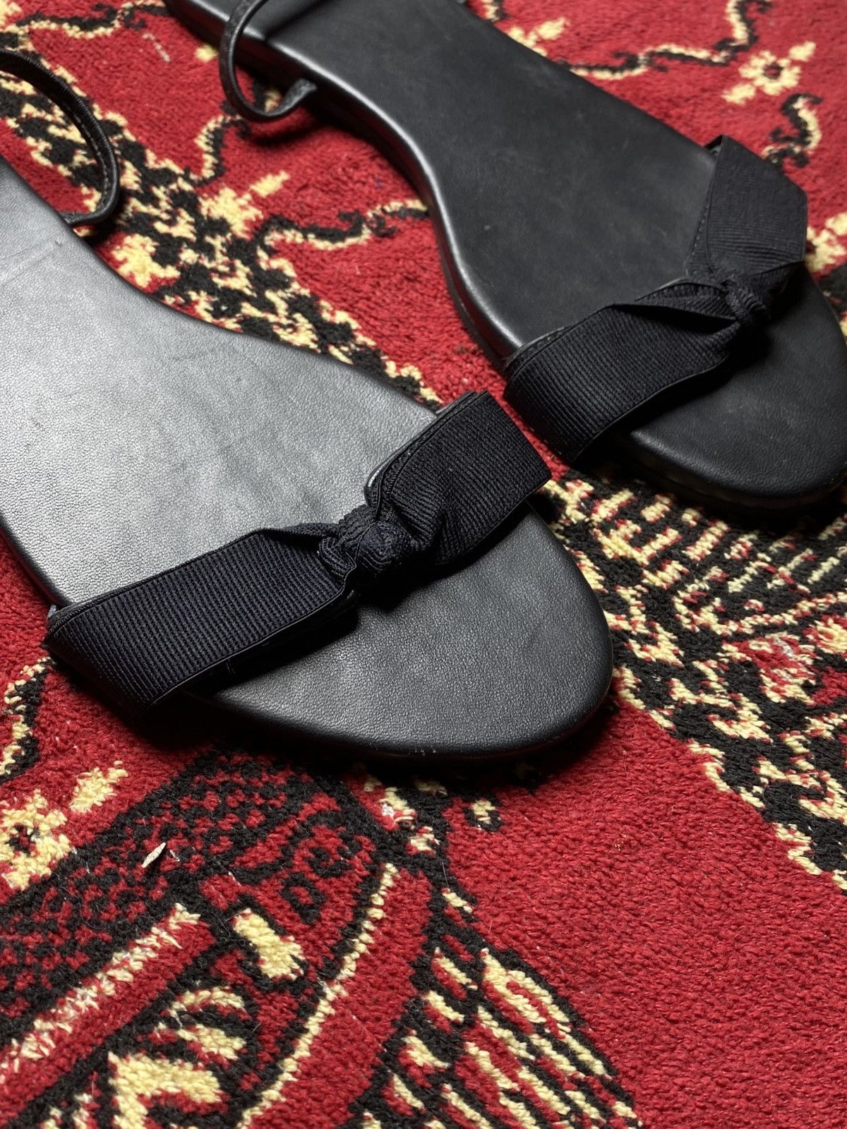 The Row The row - Bow Leather Slingback Sandals Size US 9 / IT 39 - 4 Thumbnail