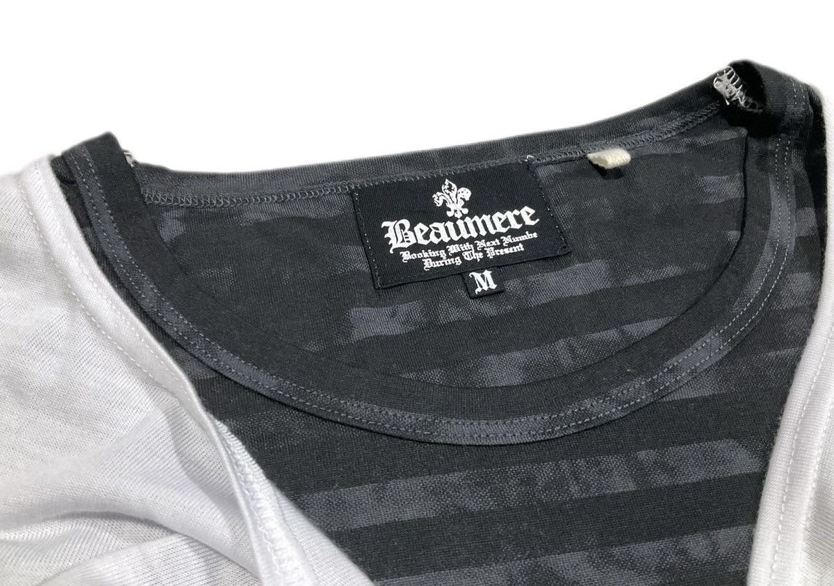 Beaumere Double Layer Asymmetrical Poem Shirt