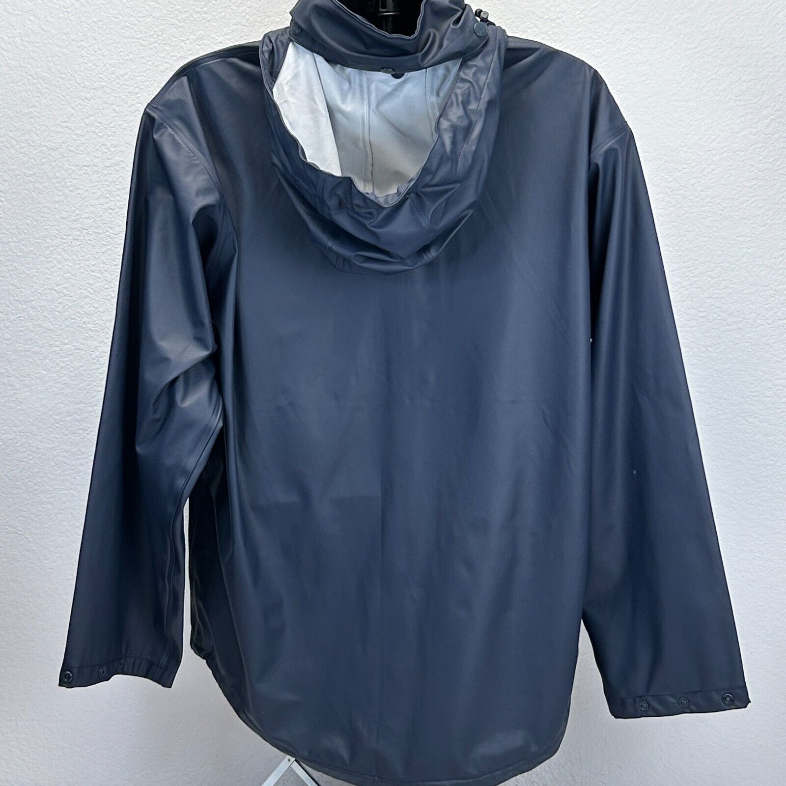Helly Hansen Helly Hansen Raincoat Jacket Blue Hidden Hood Pockets Large Size US L / EU 52-54 / 3 - 3 Thumbnail