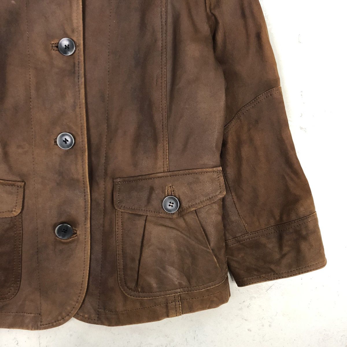 Other Max Mara Weekend Line Suede Leather Coat Size US M / EU 48-50 / 2 - 4 Thumbnail