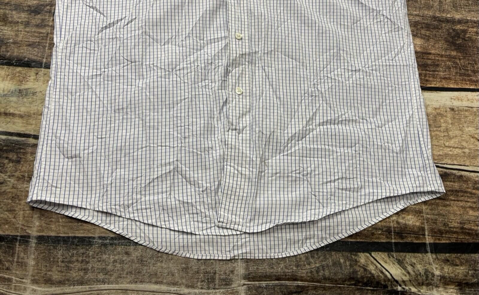 Brooks Brothers Brooks Brothers Shirt Mens 15.5 32 Large Check Cotton Size 42R - 5 Thumbnail