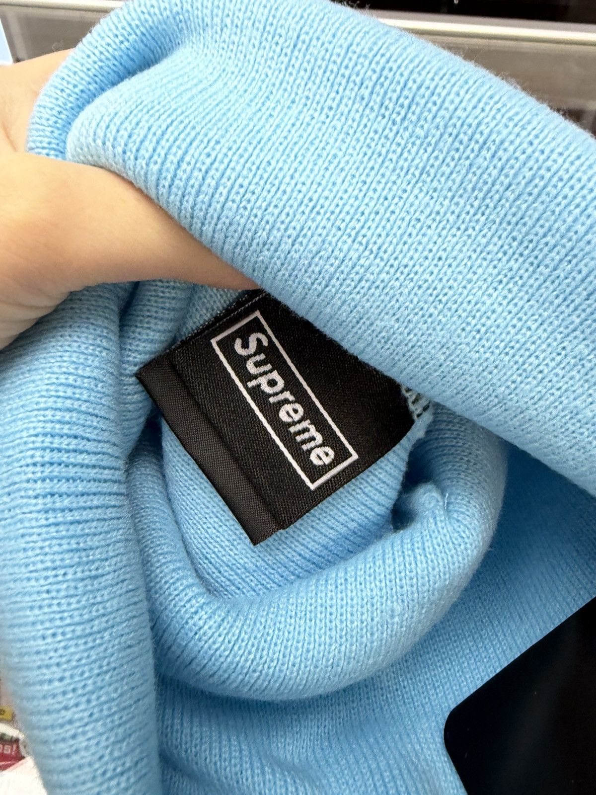 Supreme Supreme ‘S’ Logo Beanie (Blue) Size ONE SIZE - 3 Thumbnail