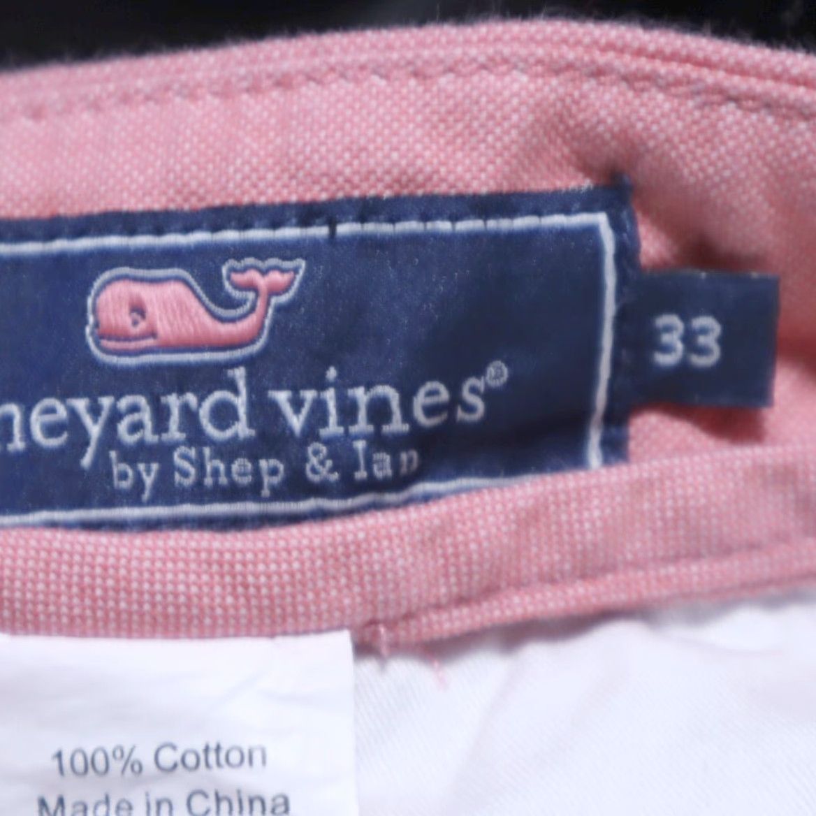 Vineyard Vines VINEYARD VINES Breaker Twill Chino Shorts Pink Striped Men's 33 Chino Shorts Pink Striped Mens 33 Size US 33 - 5 Thumbnail