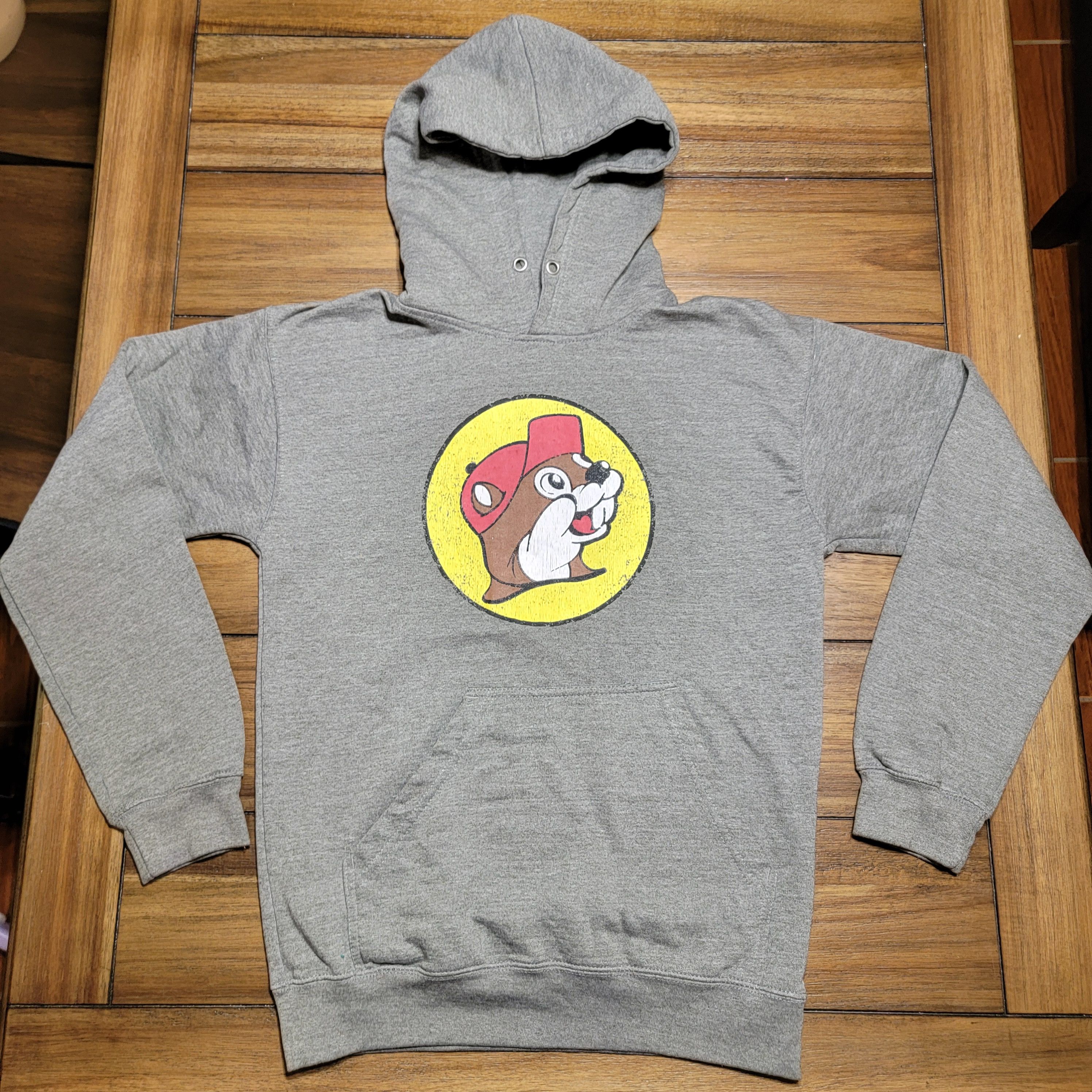 Other Buc-ee's LS Unisex Hoodie Classic Stressed Logo Small Size S / US 4 / IT 40 - 1 Thumbnail