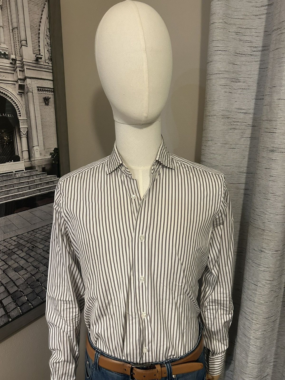 Barba Napoli Barba Napoli Striped Shirt Size US M / EU 48-50 / 2 - 2 Thumbnail