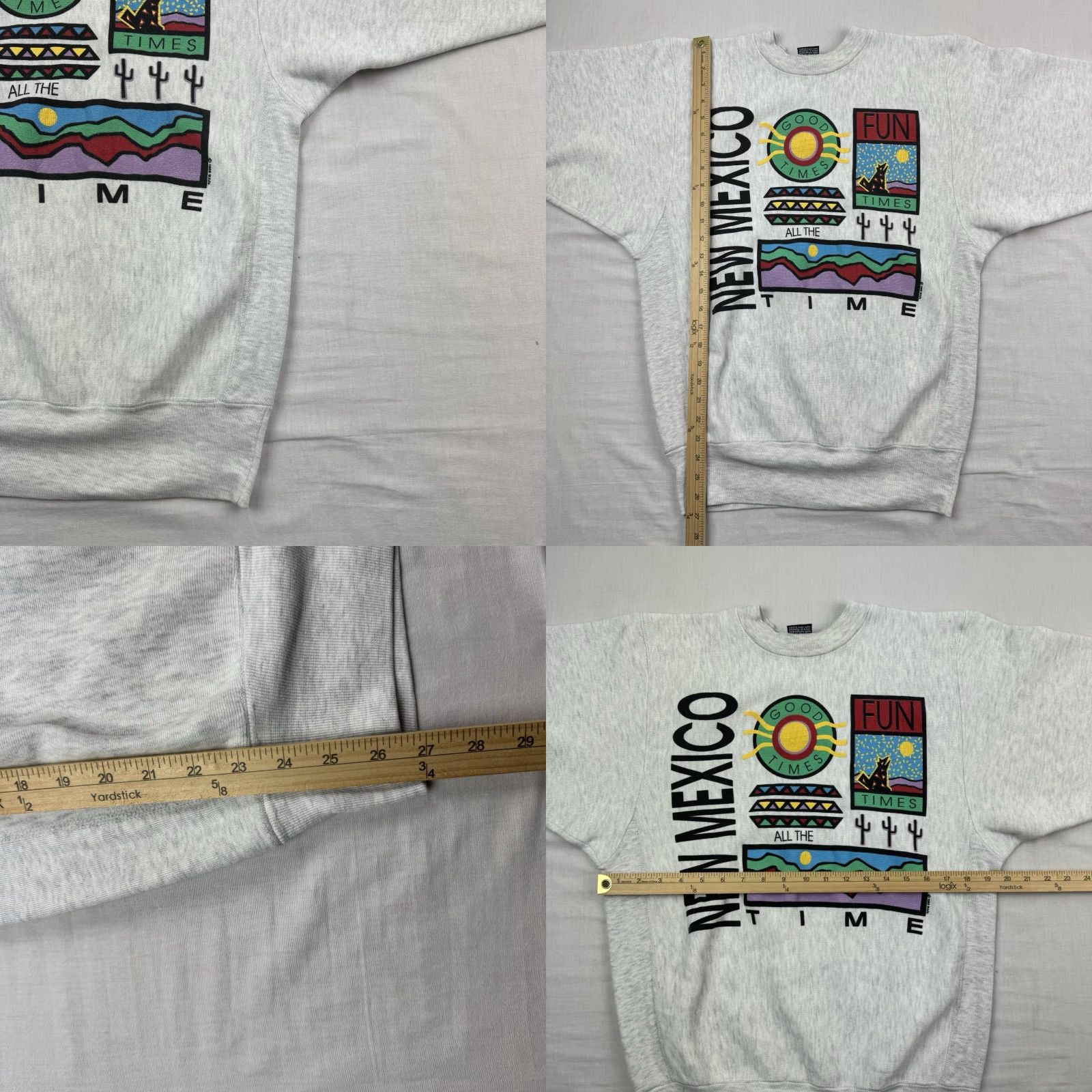 Vintage VINTAGE Miller Sweatshirt Adult Medium New Mexico Nature Outdoor Desert Animals 80s Mens Size US M / EU 48-50 / 2 - 8 Thumbnail