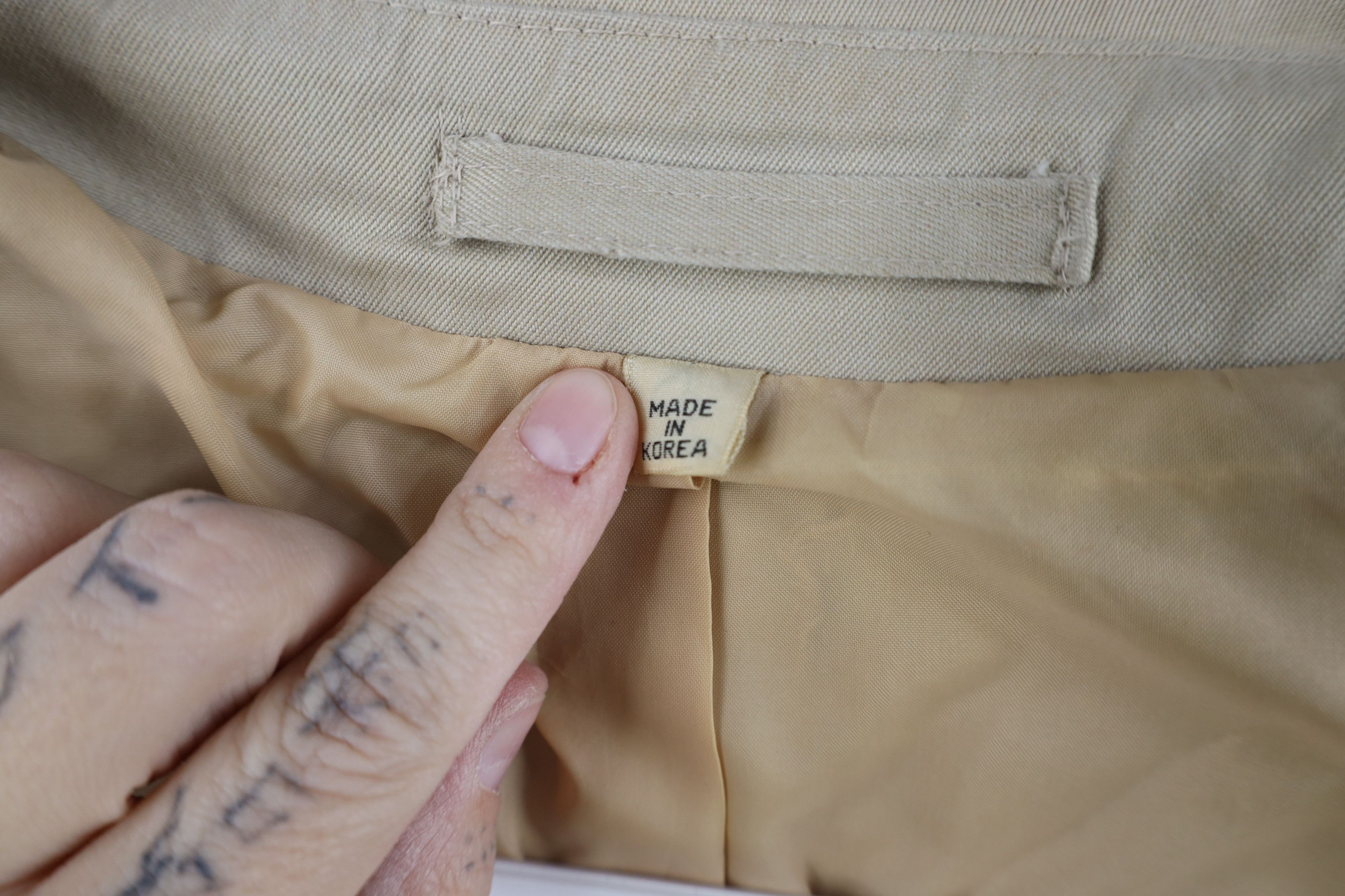 Vintage Vintage 80s 90s Streetwear Breasted Trench Coat Jacket Size US L / EU 52-54 / 3 - 14 Thumbnail