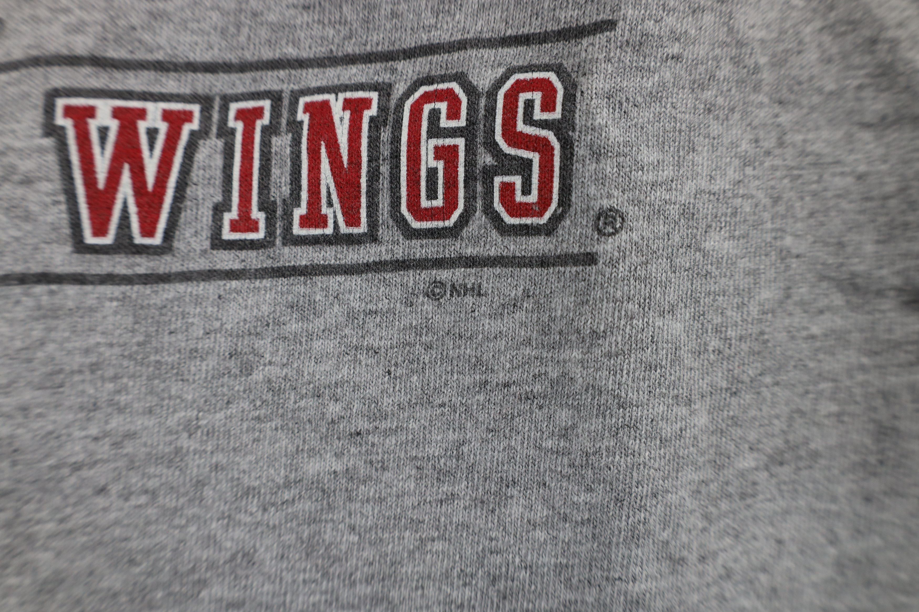 Vintage Vintage Y2K Cup Champs Detroit Red Wings Hockey T-Shirt Size US L / EU 52-54 / 3 - 6 Thumbnail