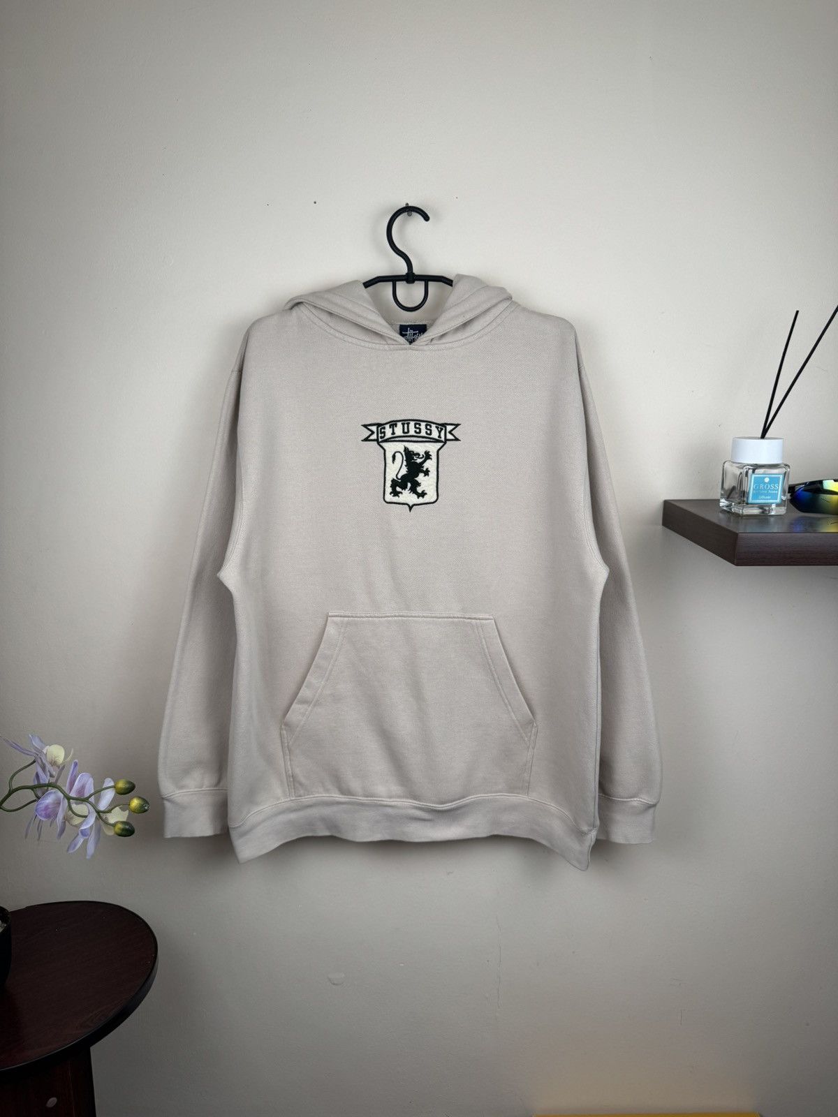 Stussy Vintage Stussy 90s Hong Kong Beige L College Blue Tag Size US L / EU 52-54 / 3 - 1 Thumbnail