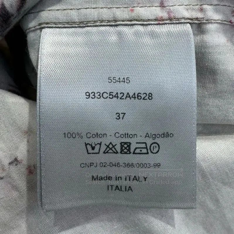 Dior Dior Men's Short Sleeve Shirt with Floral Print . Size US S / EU 44-46 / 1 - 4 Thumbnail