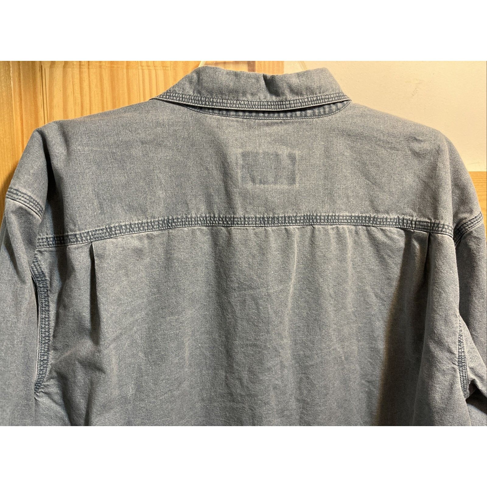 Redhead Redhead VTG Shirt Men’s L Blue Canvas Long Sleeve Button Size US L / EU 52-54 / 3 - 9 Thumbnail