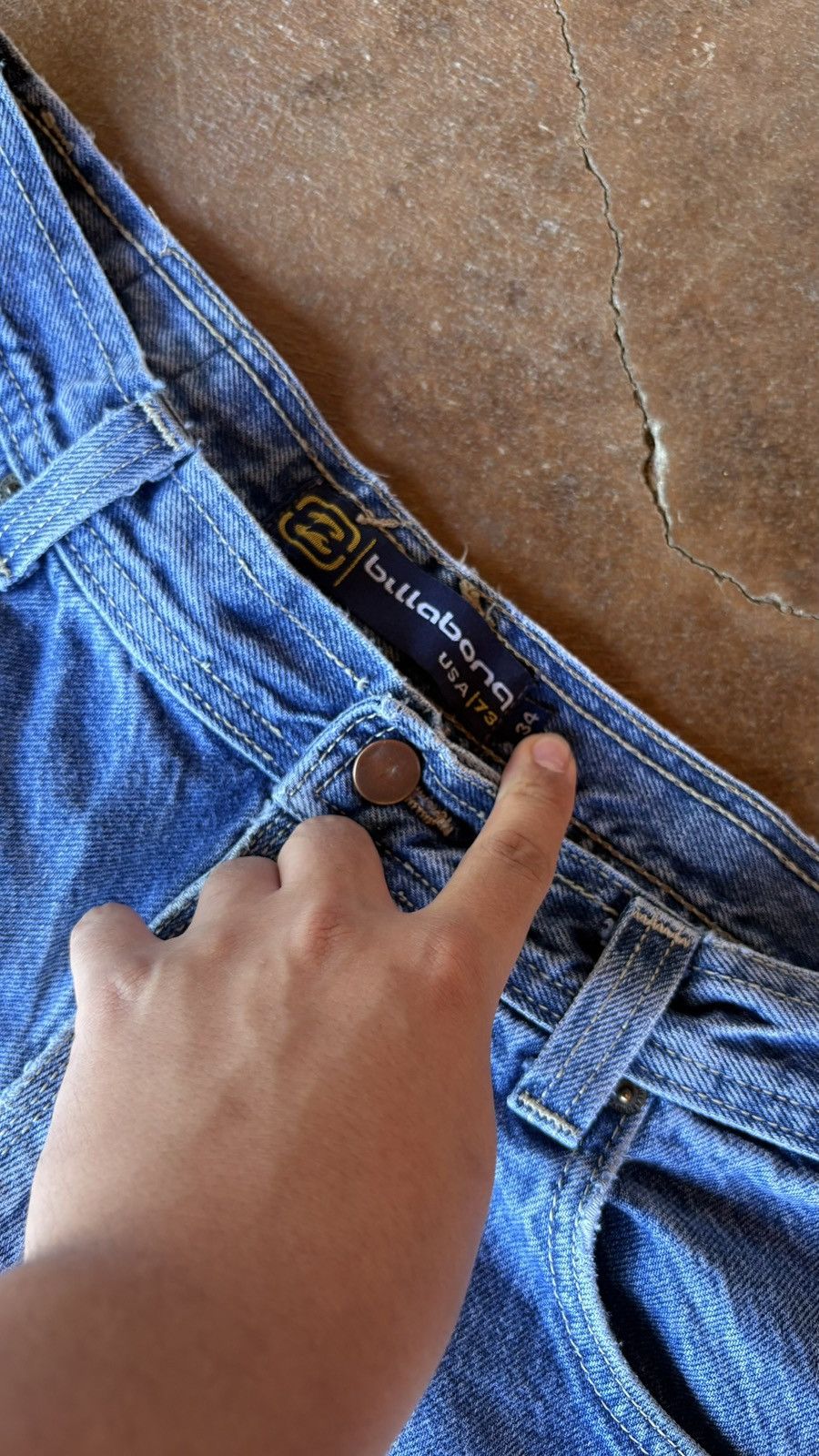 Billabong Vintage Baggy Billabong jeans Size US 34 / EU 50 - 2 Thumbnail