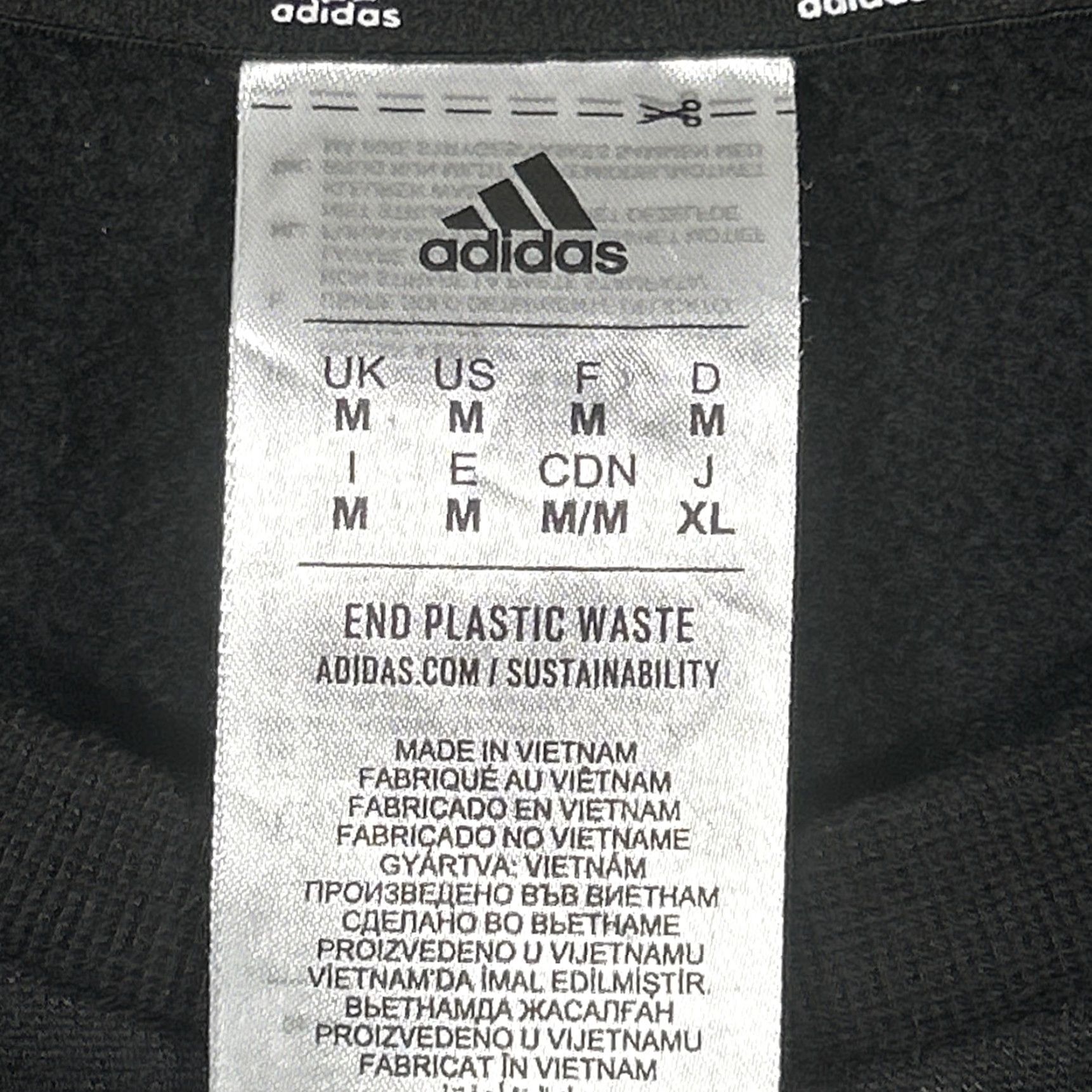 Adidas Adidas Sweatshirt Mens Large Black Pullover Crewneck Logo Sweatshirt Pullover Men Black Adidas Logo Size US L / EU 52-54 / 3 - 4 Thumbnail