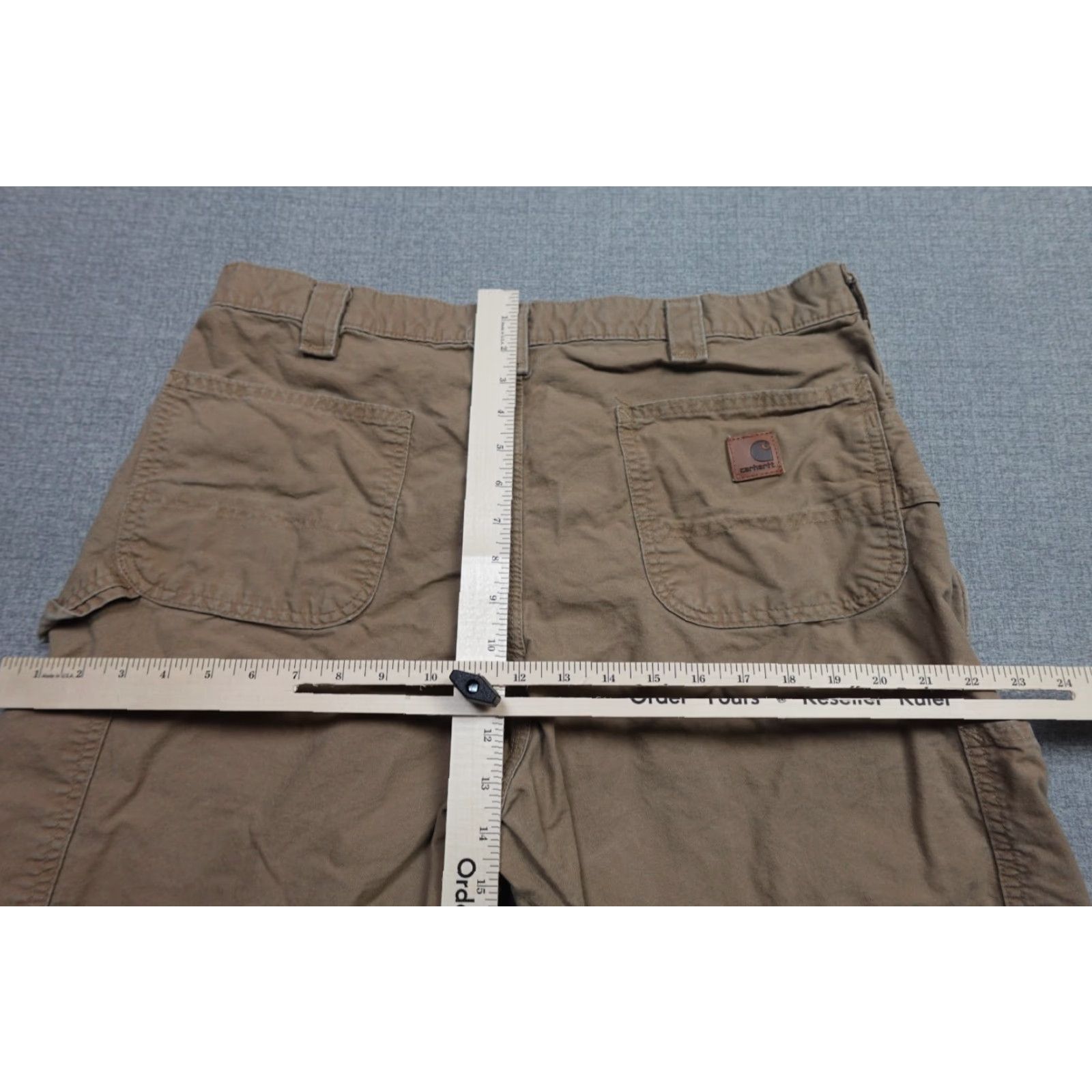 Carhartt Carhartt Mens 38 Beige Hammer Loop Cotton Work B147-DKH Short Cargo Shorts Chino Relaxed Straight Front 100% Cotton Vintage No Size US 38 / EU 54 - 6 Thumbnail