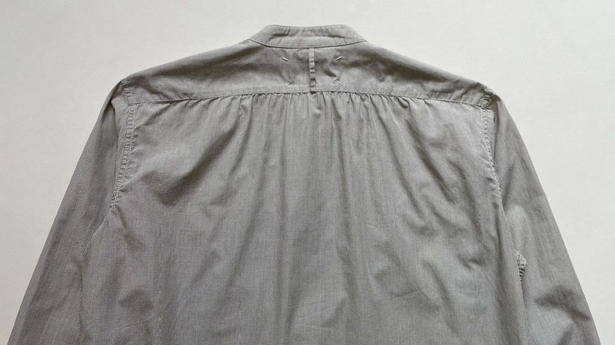 Maison Margiela S/S 04 Collarless Grid Check Shirt Size US M / EU 48-50 / 2 - 14 Thumbnail