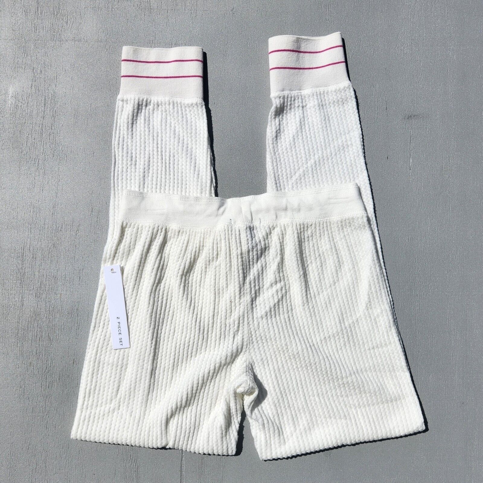 The Unbranded Brand Aqua Women Grey/Pink Hoodie & Thermal Pants Set Size S Size ONE SIZE - 8 Thumbnail