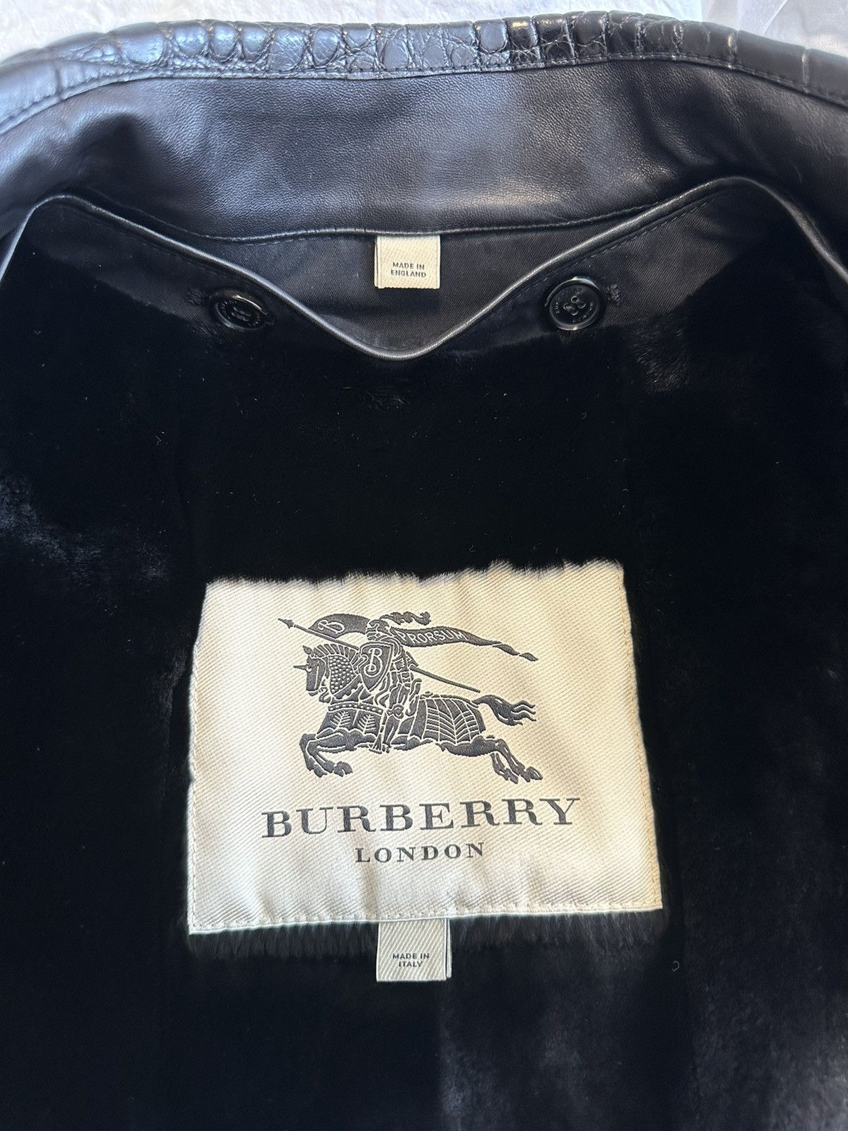 Burberry Alligator leather and mink fur jacket size 48 Size US M / EU 48-50 / 2 - 13 Thumbnail