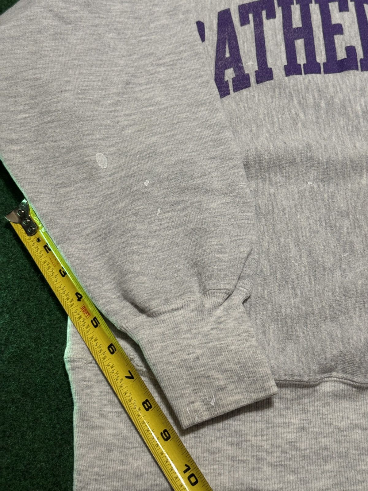 Champion Vtg 90s Champion Reverse Weave Cathedral Spellout Crewneck Size US S / EU 44-46 / 1 - 8 Thumbnail