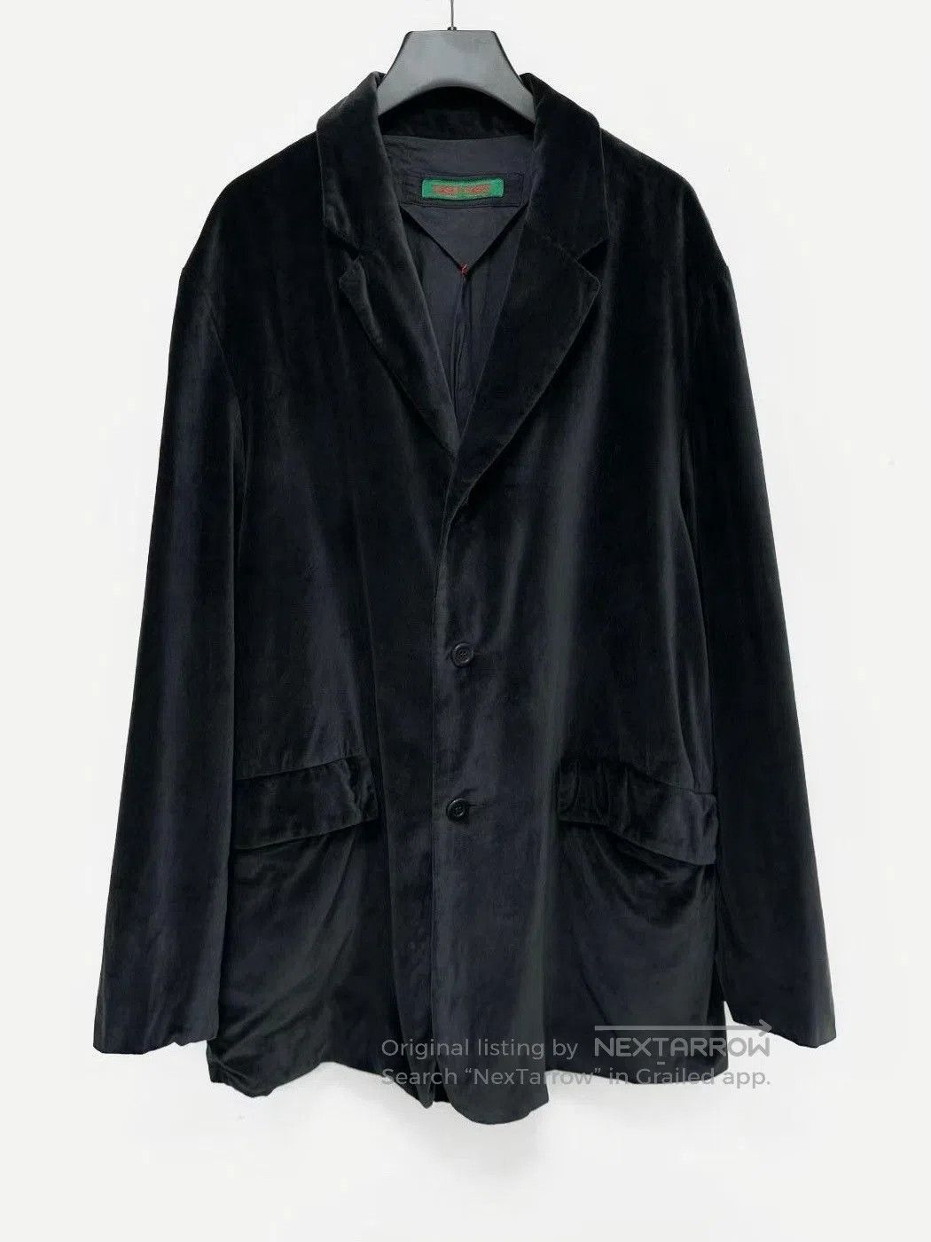 Casey Casey Casey Casey Black Gray Velvet Blazer. Size US S / EU 44-46 / 1 - 1 Thumbnail