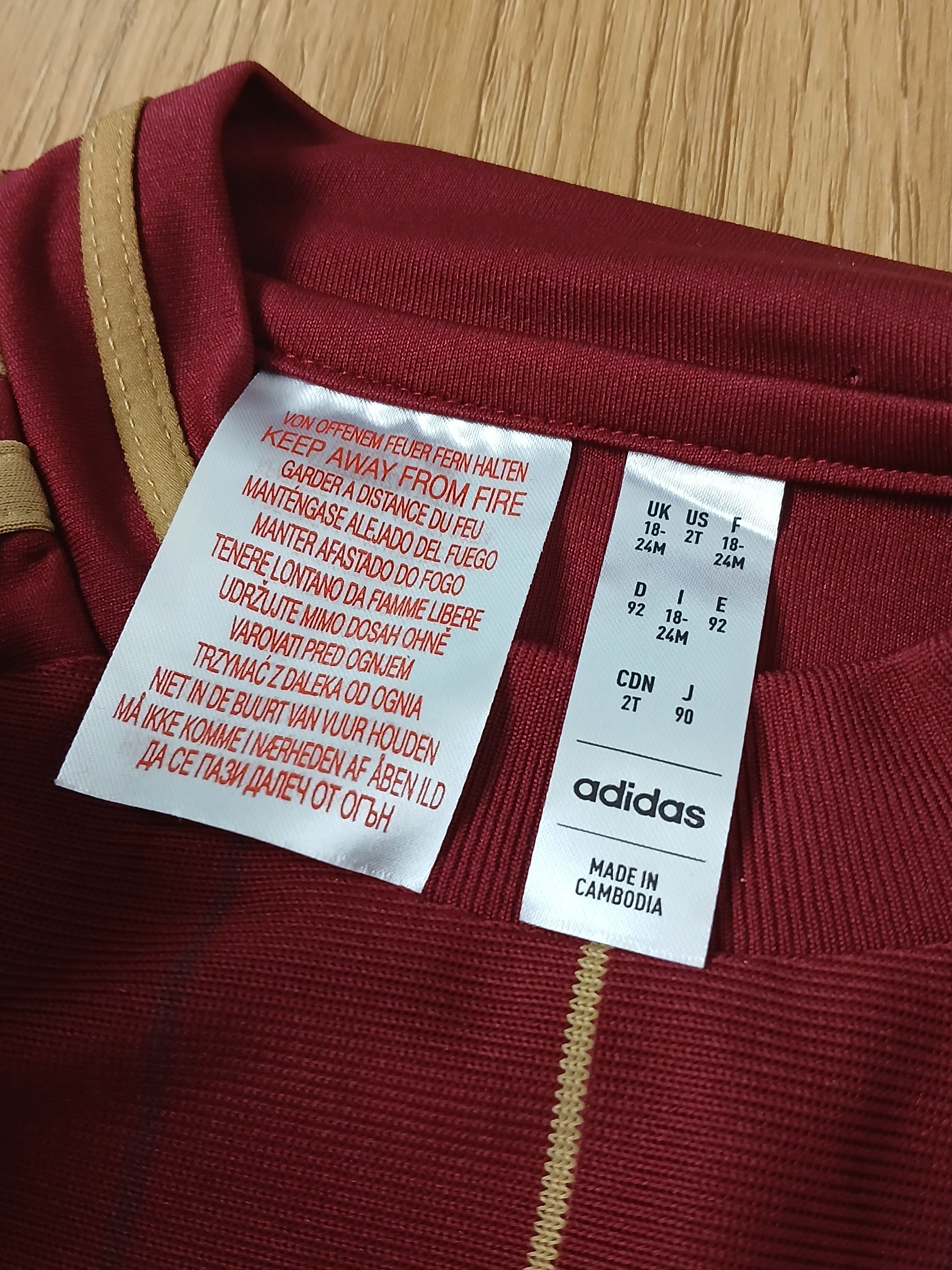 Adidas New KIDS AS Roma 24/25 Home Football Kit Size US XXS / EU 40 - 5 Thumbnail