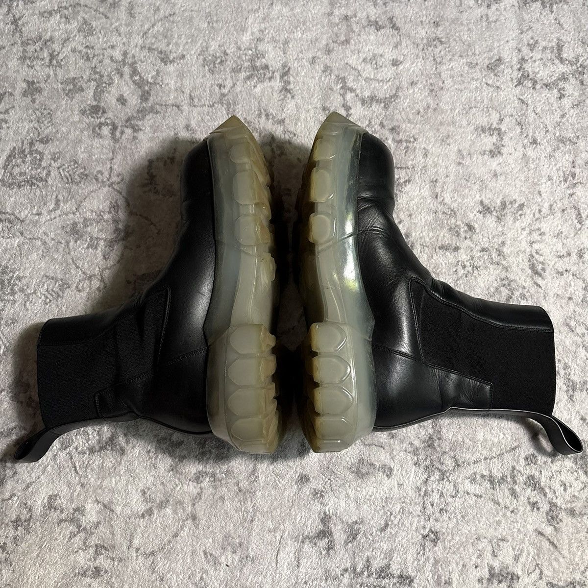 Rick Owens Rick Owens Beatle Bozo Tractor Chelsea Boots Black | Size 40 Size US 7 / EU 40 - 5 Thumbnail