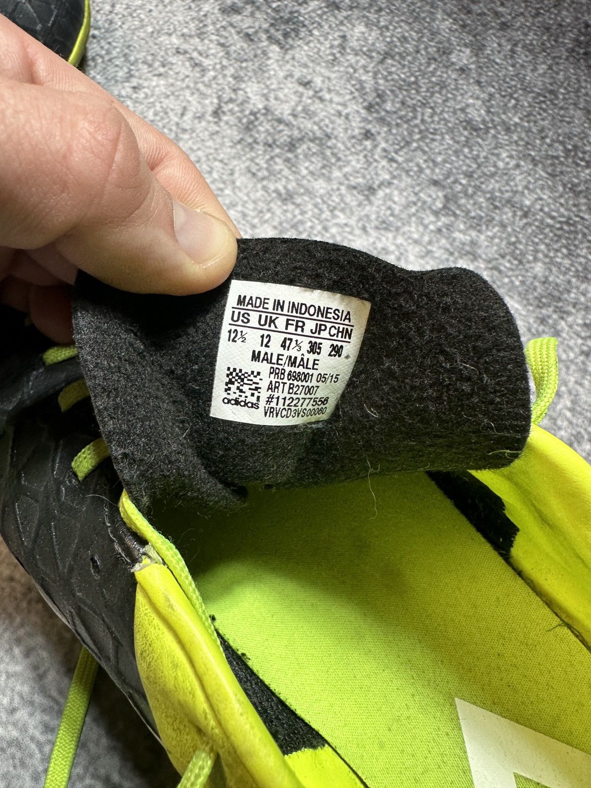 Adidas × Vintage Adidas Predator 15.4 Soccer Boots Rare Sportswear 12,5 us Size US 12.5 / EU 45-46 - 6 Thumbnail