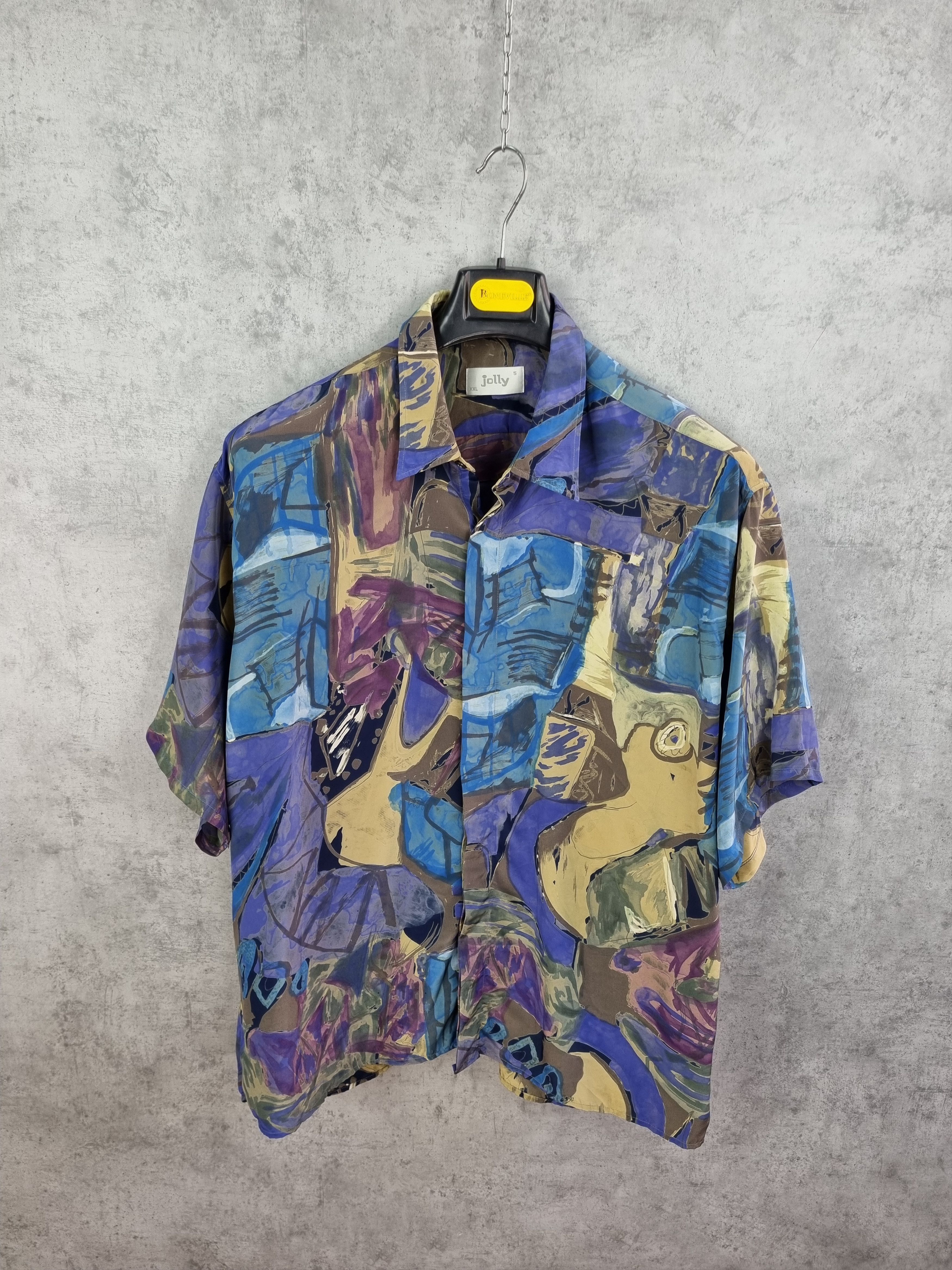 Other 90s Vintage Abstract Design Shirt Feels like SILK Dior Size US XXL / EU 58 / 5 - 20 Thumbnail
