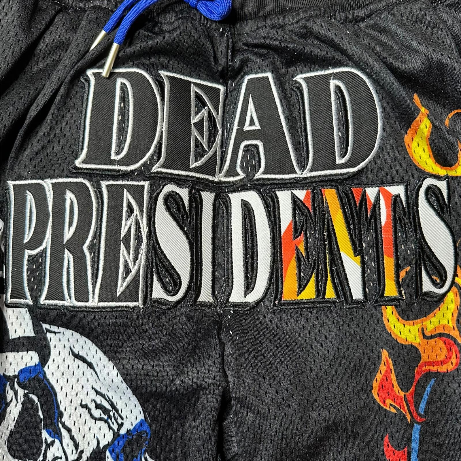 Designer NWT Headgear Dead Presidents Graphic Basketball Shorts Men S Size US 30 / EU 46 - 3 Thumbnail