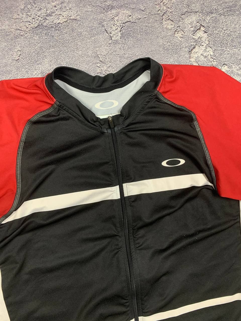 Oakley Oakley Men's Cycling Jersey Bike Shirt Red Black White Size US L / EU 52-54 / 3 - 4 Thumbnail