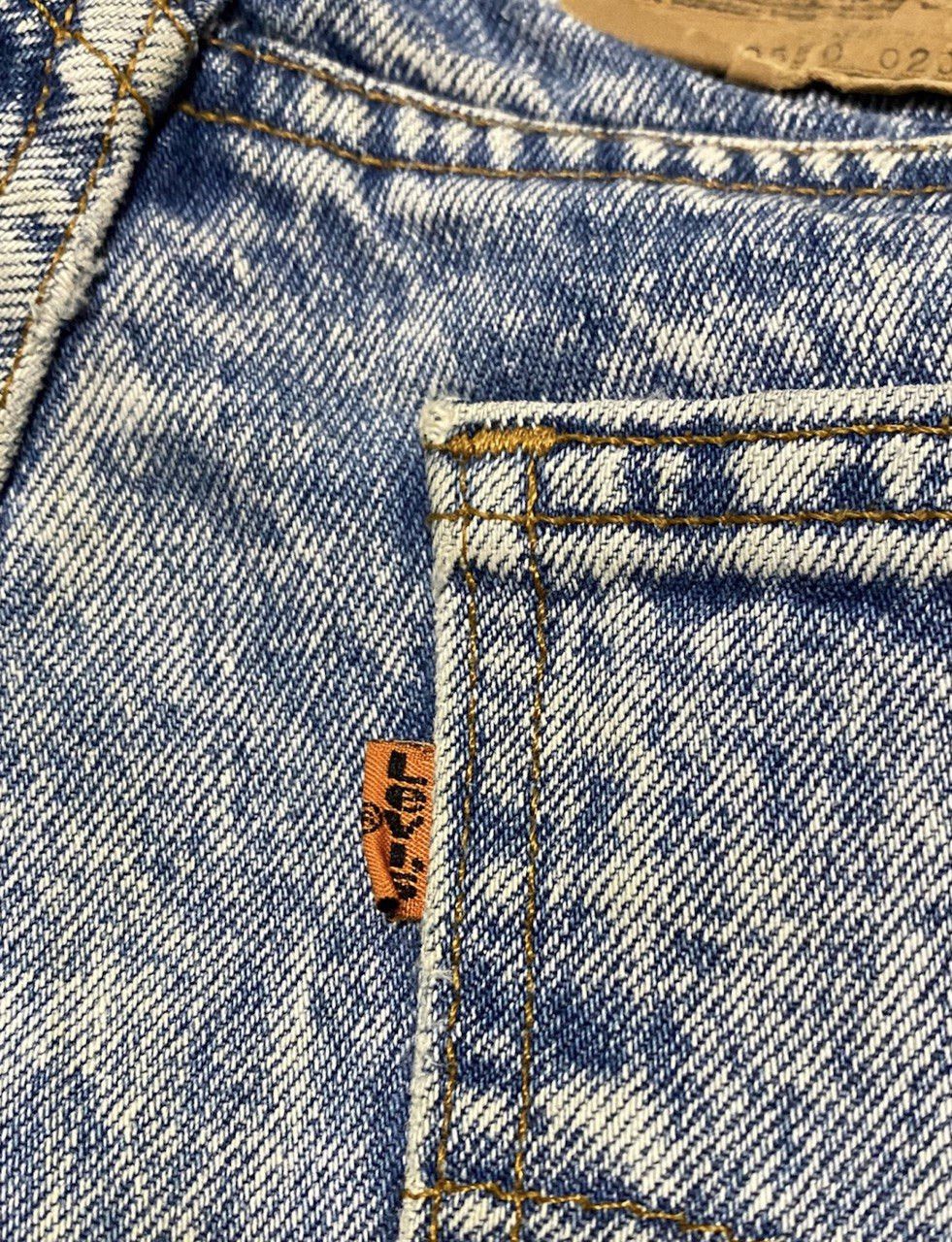 Levi's Vintage 80s Levis 515 Acid Wash Tapered Jeans Size US 32 / EU 48 - 8 Thumbnail