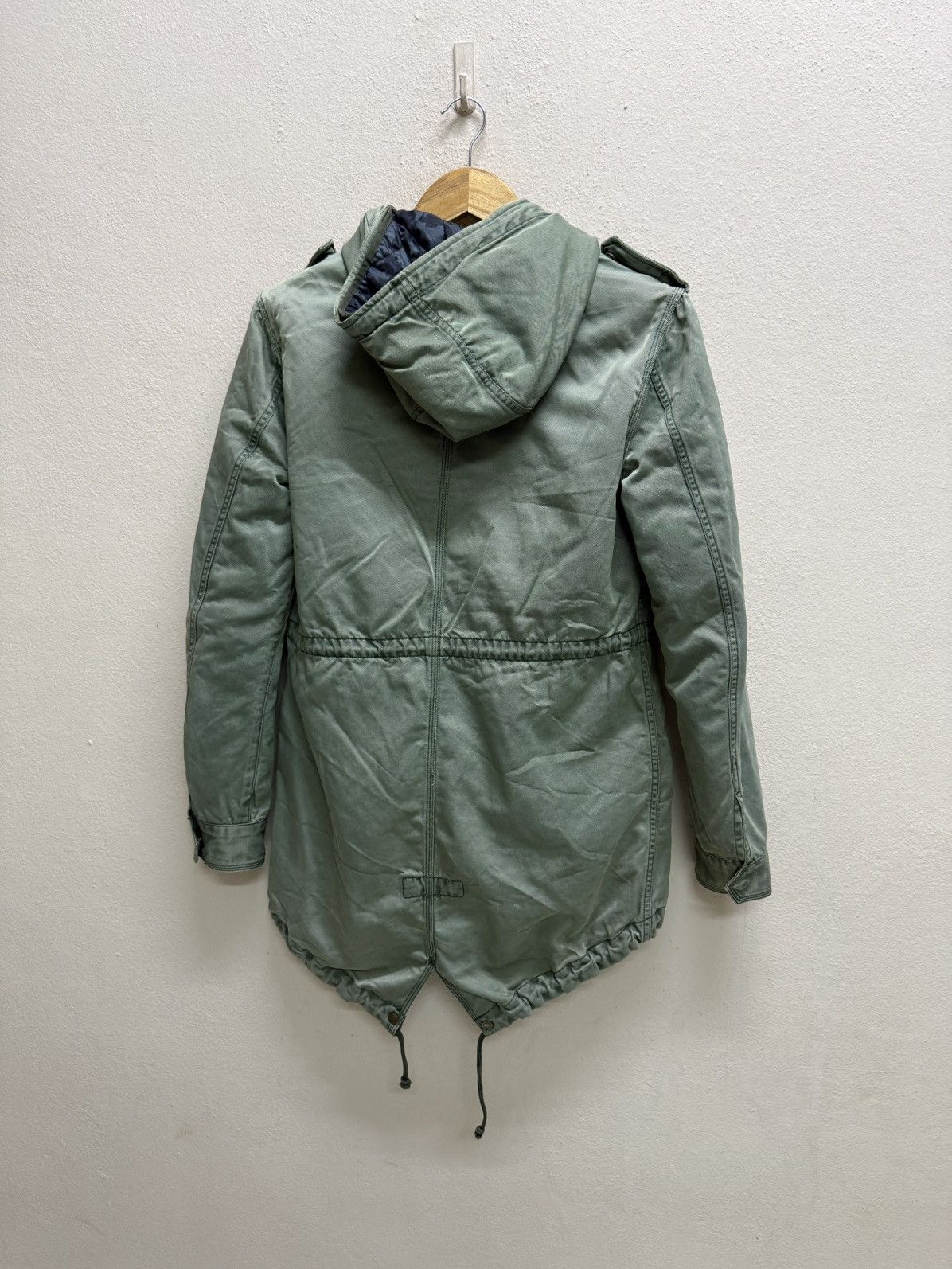 Vintage Vintage Last Word Fishtail Double Breasted Quilted Parka Size US S / EU 44-46 / 1 - 22 Thumbnail