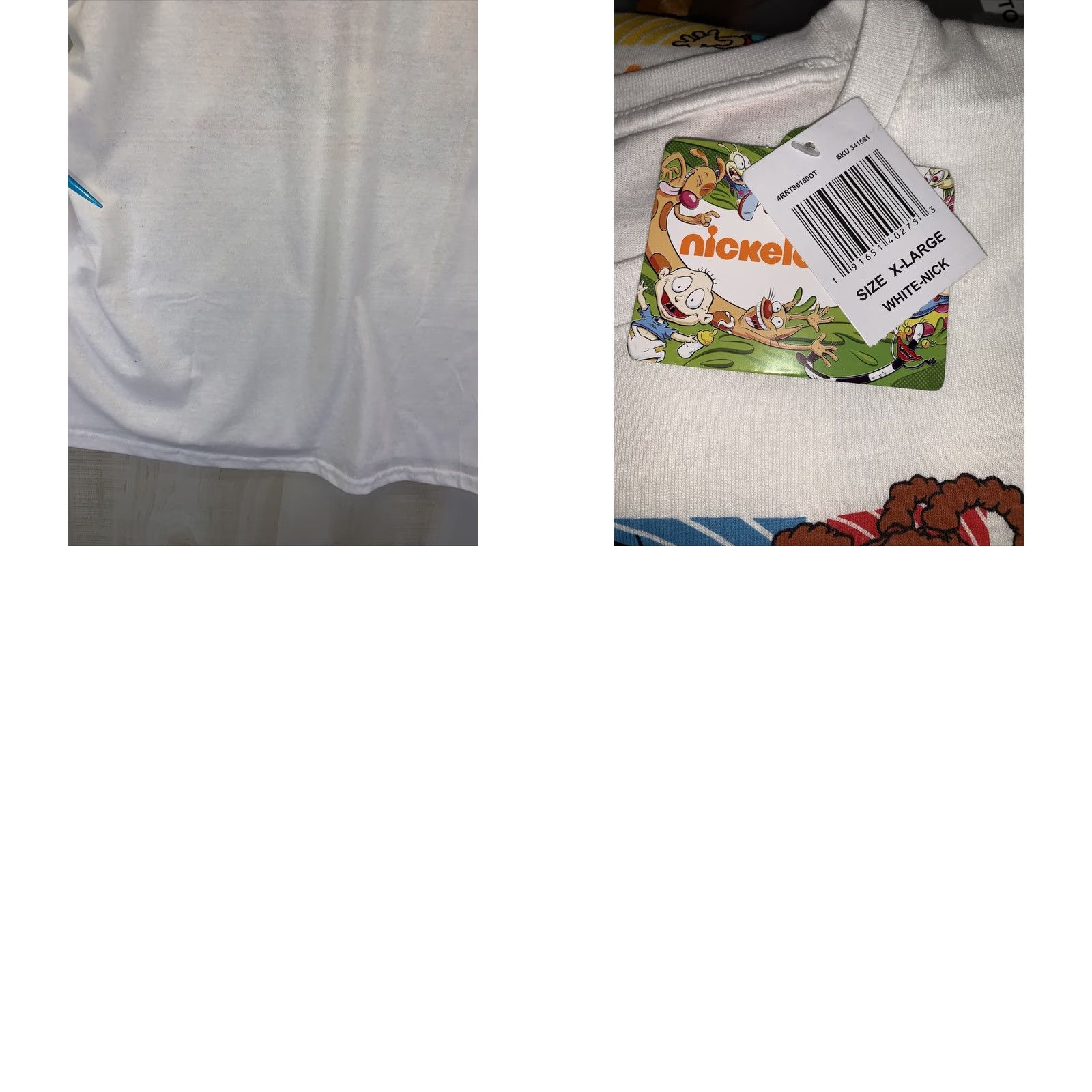 Nickelodeon Nickelodeon Angry Beavers Rugrats Ten & Stimpy Rocco Cat Dog Adult T-shirt XL- Size US XL / EU 56 / 4 - 9 Thumbnail