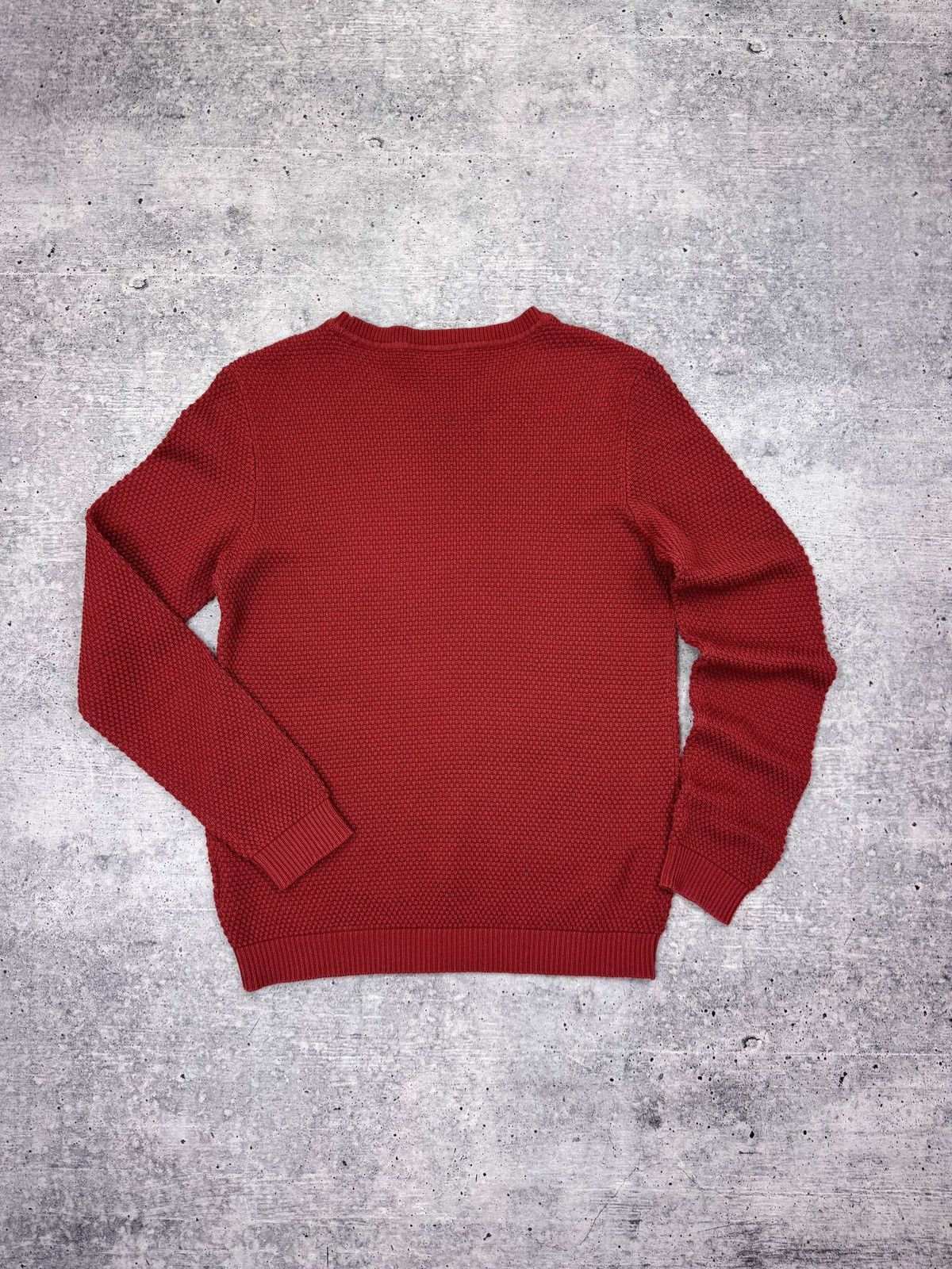 Brunello Cucinelli Brunello Cucinelli Italian Red Knit Sweater Sweatshirt Men L Size US L / EU 52-54 / 3 - 12 Thumbnail