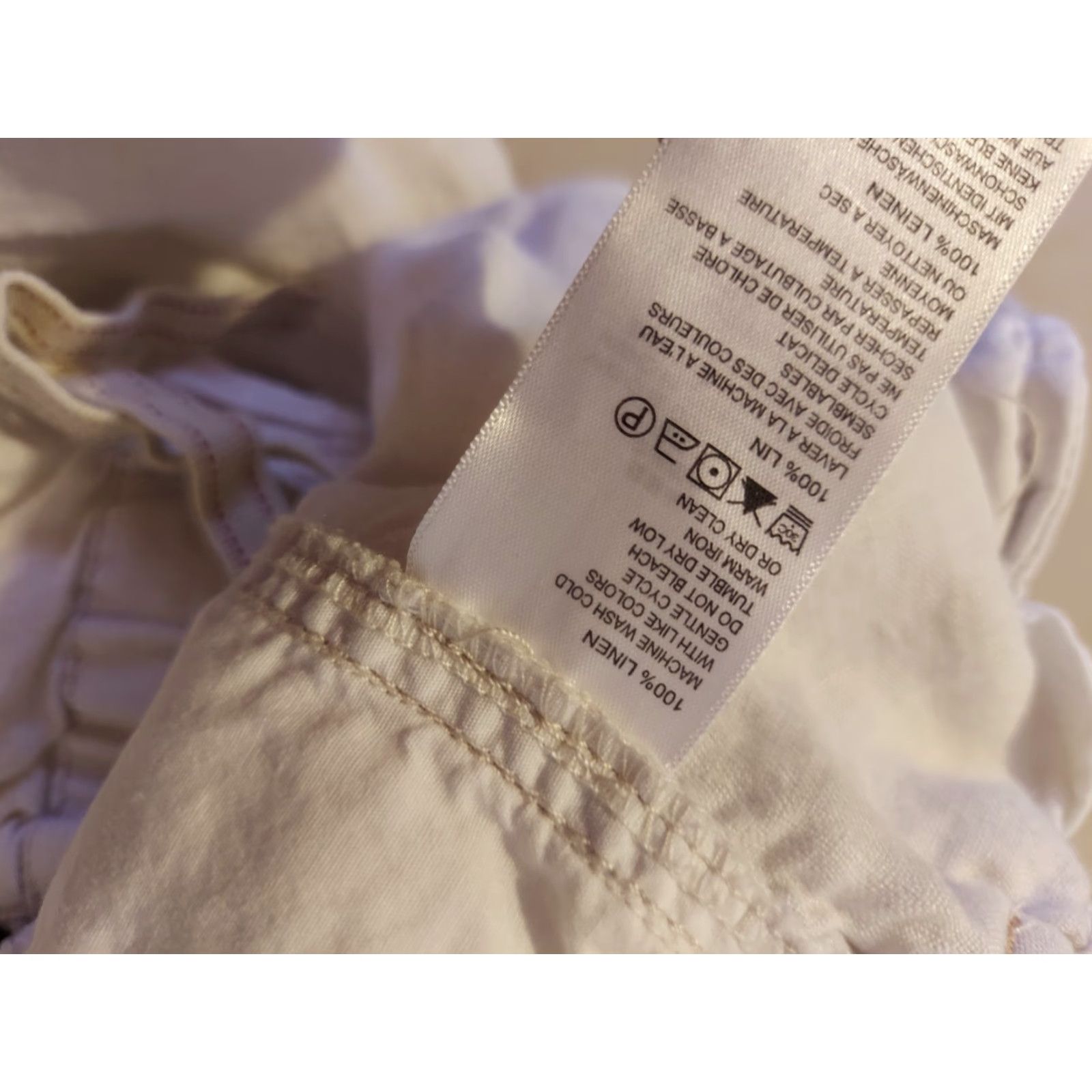 Tommy Bahama Tommy Bahama Mens Linen Shorts 2XL Khaki Beige Chino Casual Summer Knit? (wait) Size US 39 - 5 Thumbnail