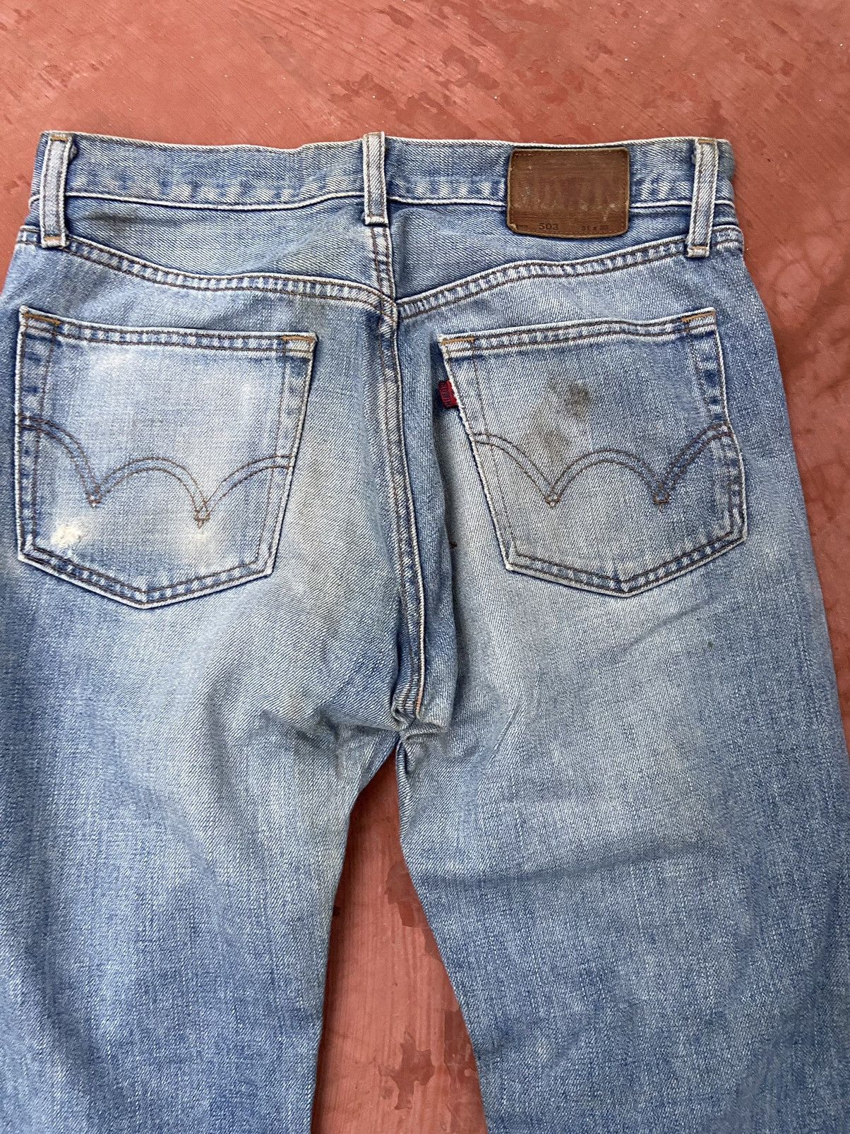 Edwin 🔥 Vintage Edwin jeans Distressed street fashion Size US 31 - 6 Thumbnail