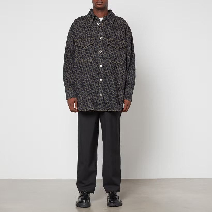 Lanvin o1y0225 Patterned Shirt in Multicolor Size US L / EU 52-54 / 3 - 4 Thumbnail