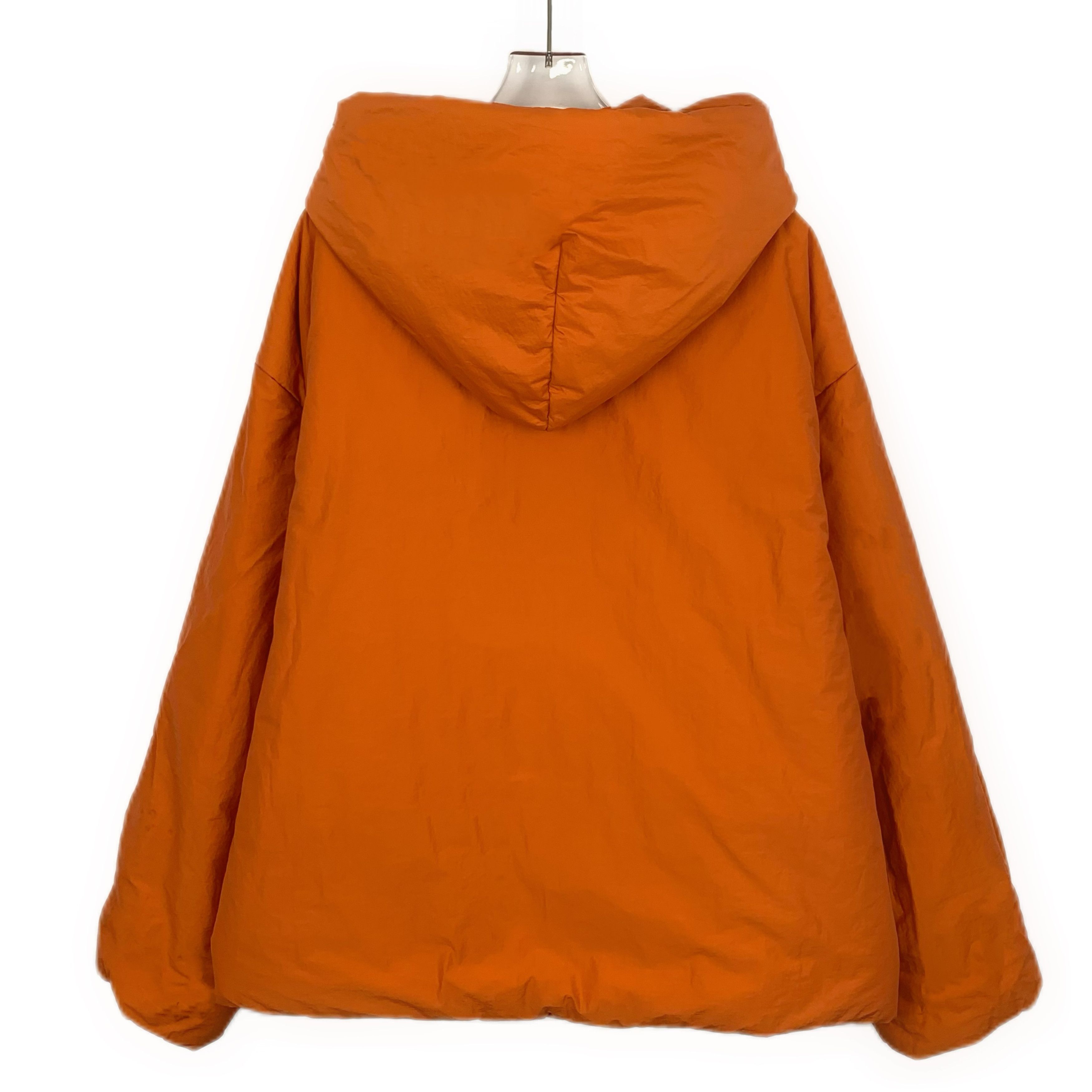 Louis Vuitton Louis Vuitton Orange Hooded Chain Puffer Jacket (Size S) Size S / US 4 / IT 40 - 9 Thumbnail