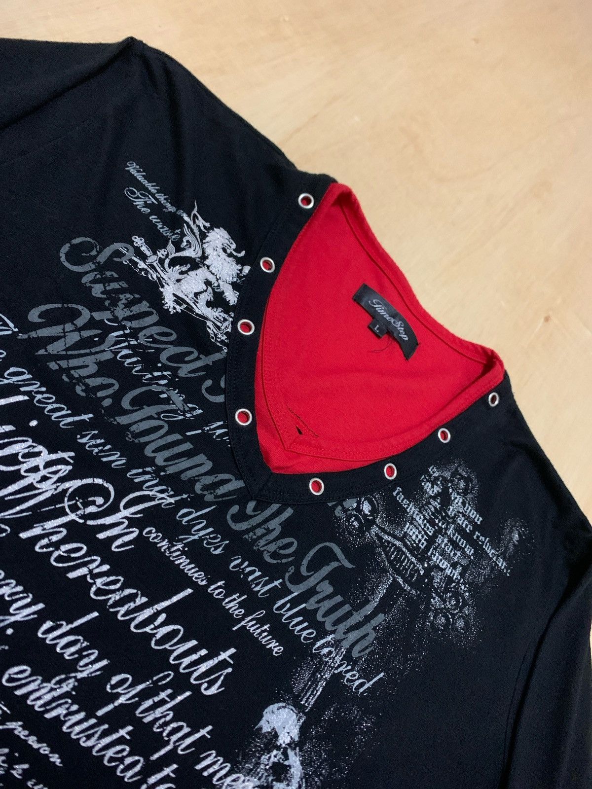 If Six Was Nine × Japanese Brand × Le Grande Bleu (L.G.B.) Y2k Gime step Poem Ifsixwasnine Punk Style Longslevee Size US L / EU 52-54 / 3 - 3 Thumbnail