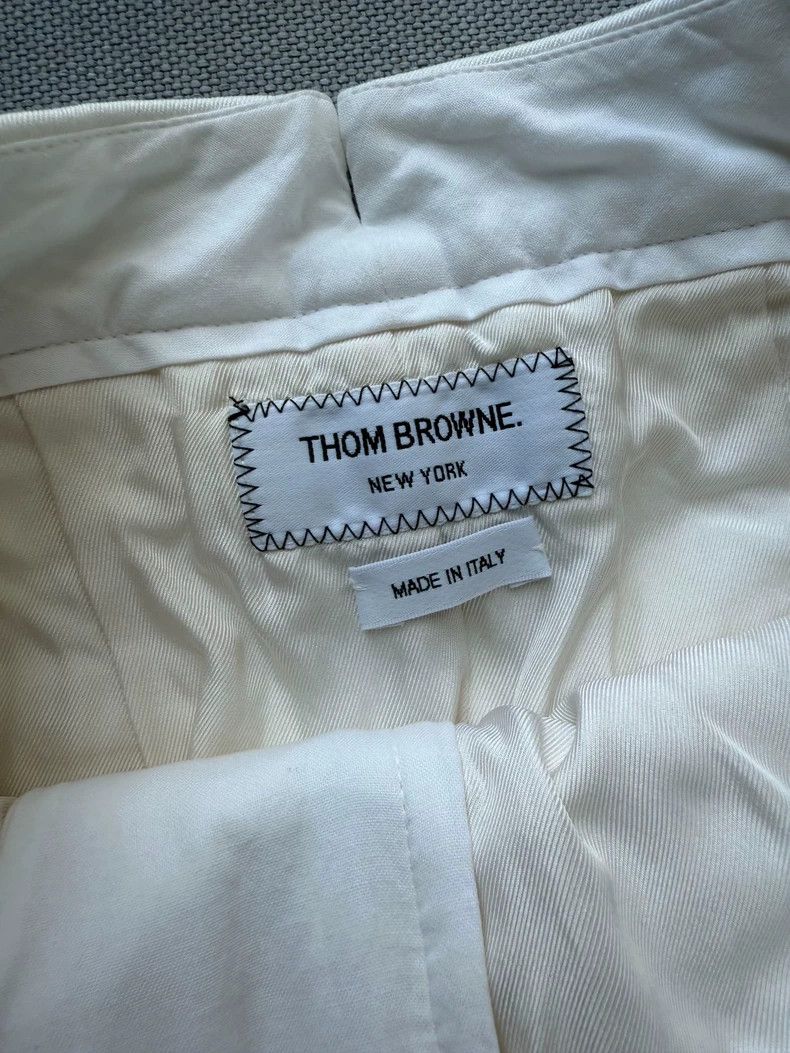 Thom Browne Thom Browne White half-length skirt Size 26" / US 2 / IT 38 - 4 Thumbnail