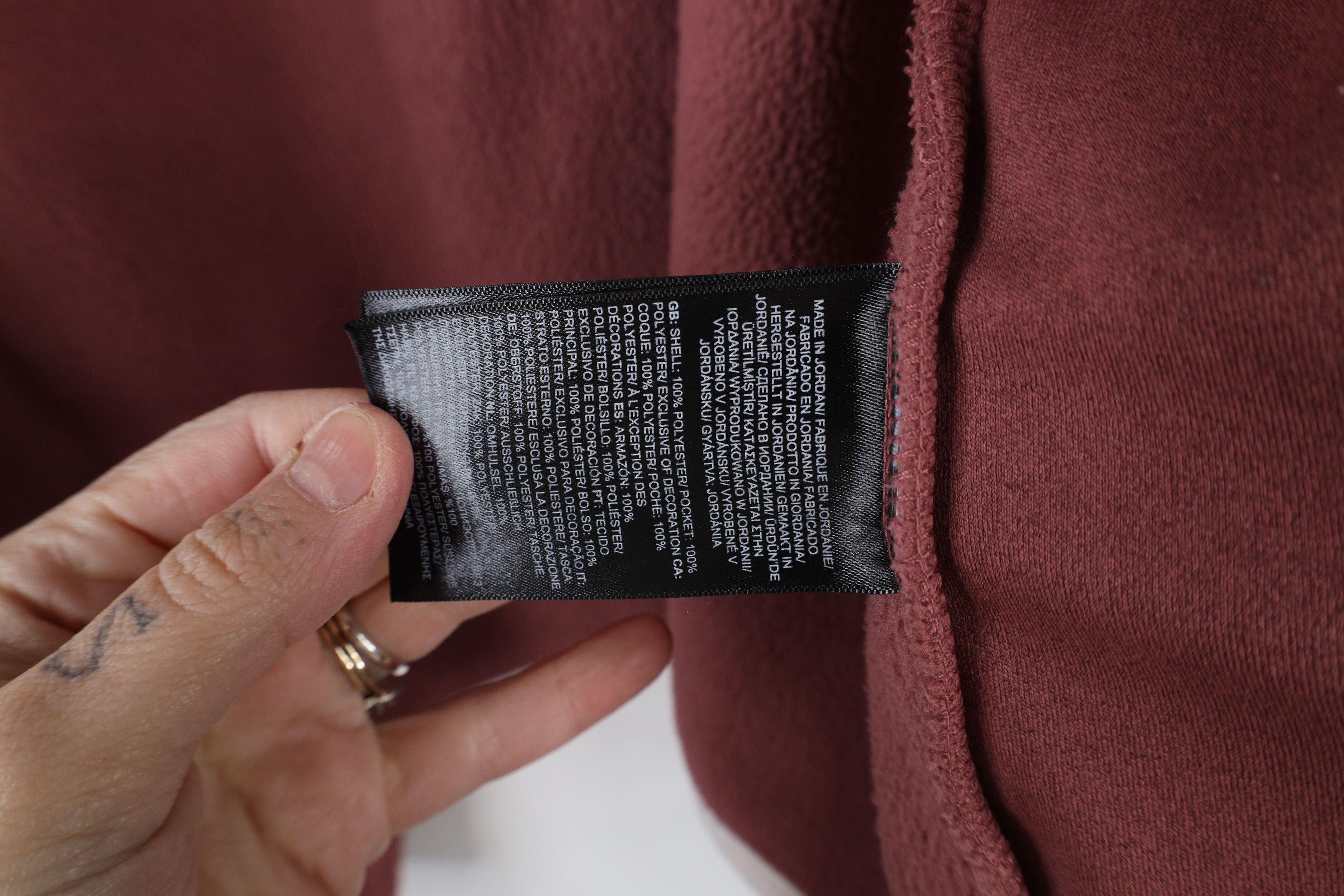 The North Face × Vintage The North Face Spell Deep Pile Fleece Full Zip Jacket Pink Size S / US 4 / IT 40 - 12 Thumbnail