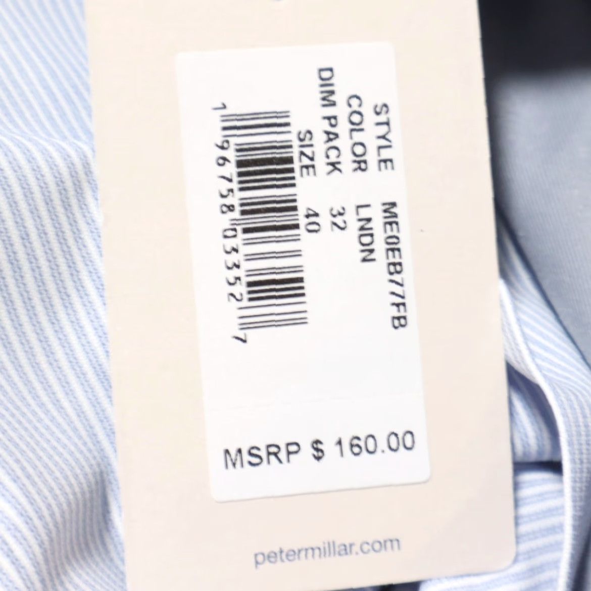 Peter Millar Peter Millar Raleigh Performance Trouser Golf Pants Gray 40 Mens Chino Regular Inseam 32in 40- Waist Polyester Woven Solid Stylish Pants Size US 40 / EU 56 - 7 Thumbnail