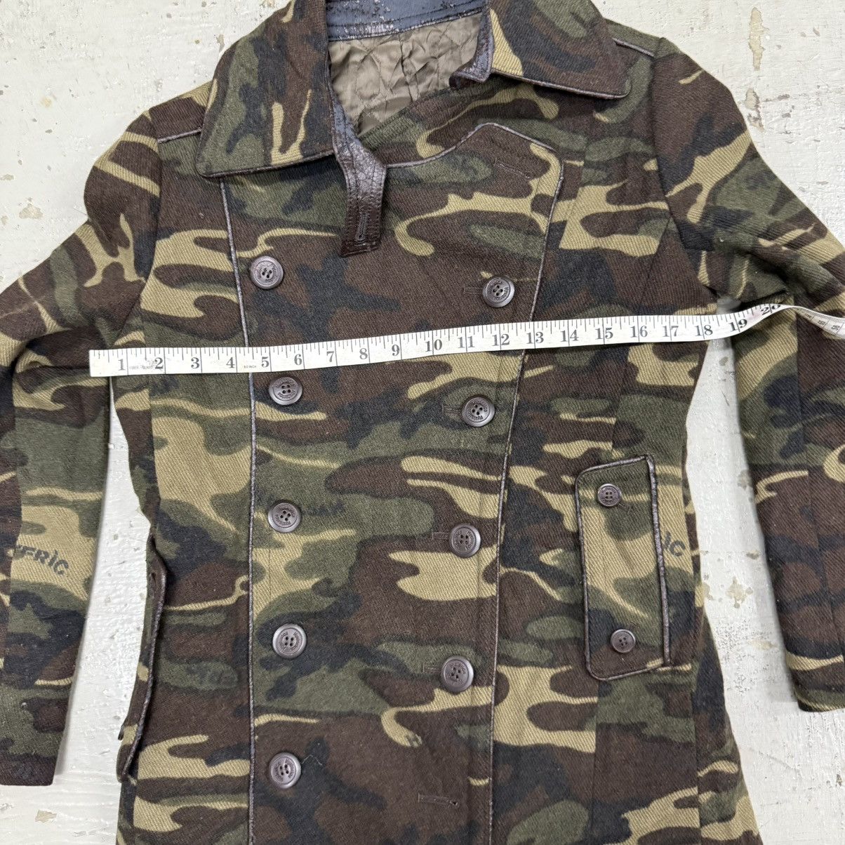 Hysteric Glamour Grail Vintage Hysteric Glamour Camouflage Trench Coat Jacket Size US S / EU 44-46 / 1 - 8 Thumbnail