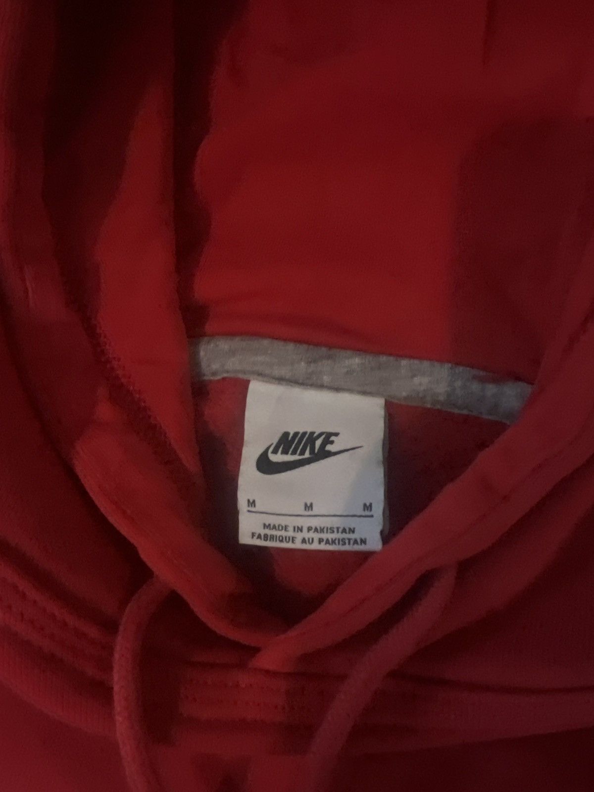 Nike Nike Men's Red and White Hoodie Size US M / EU 48-50 / 2 - 3 Thumbnail