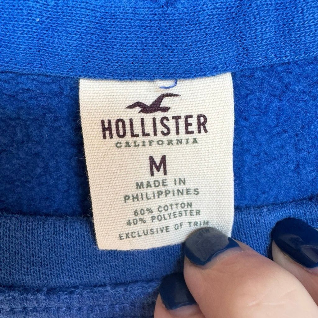 Hollister Hollister “Cali Surfers” Blue Sweatshirt Size M Size M / US 6-8 / IT 42-44 - 4 Thumbnail
