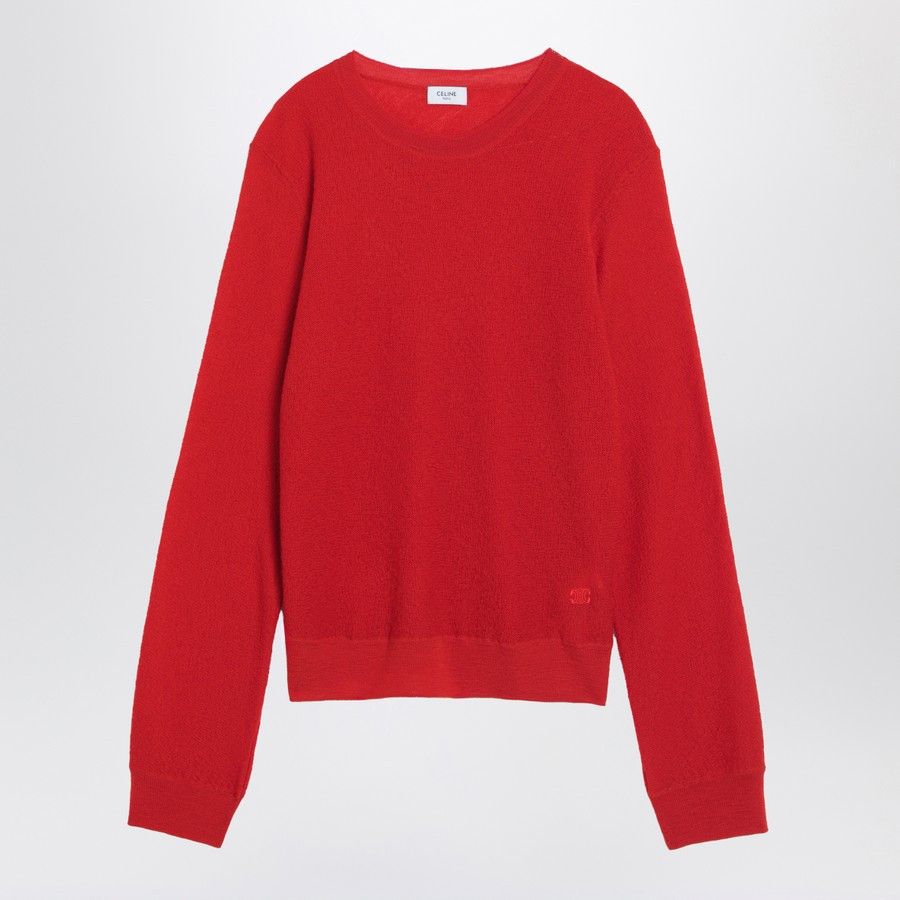 o1d2blof0226 Wool Jumper Sweater in Red