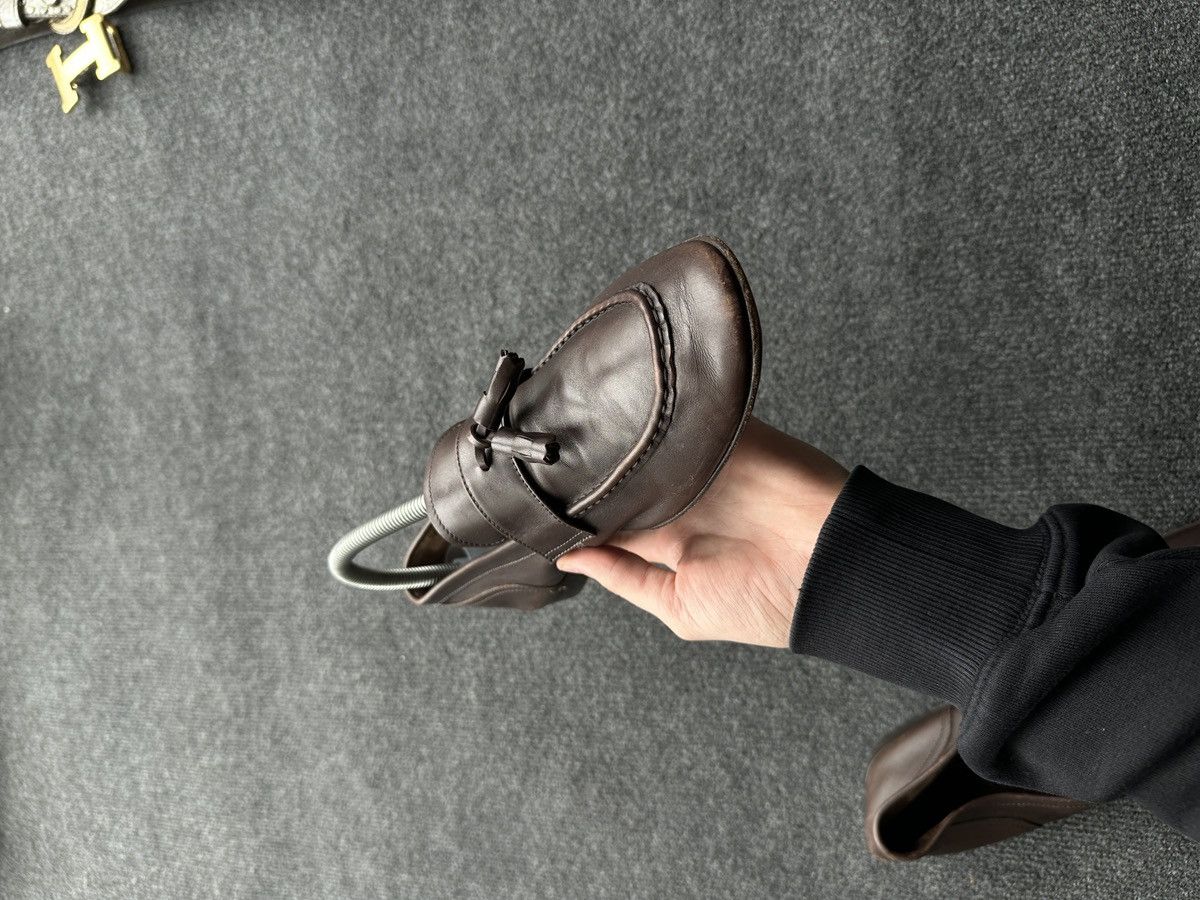 Emporio Armani LUXURY 🚨 EMPORIO ARMANI VNTG SHOES MEN BROWN LUXURY RARE Size US 9.5 / EU 42-43 - 13 Thumbnail