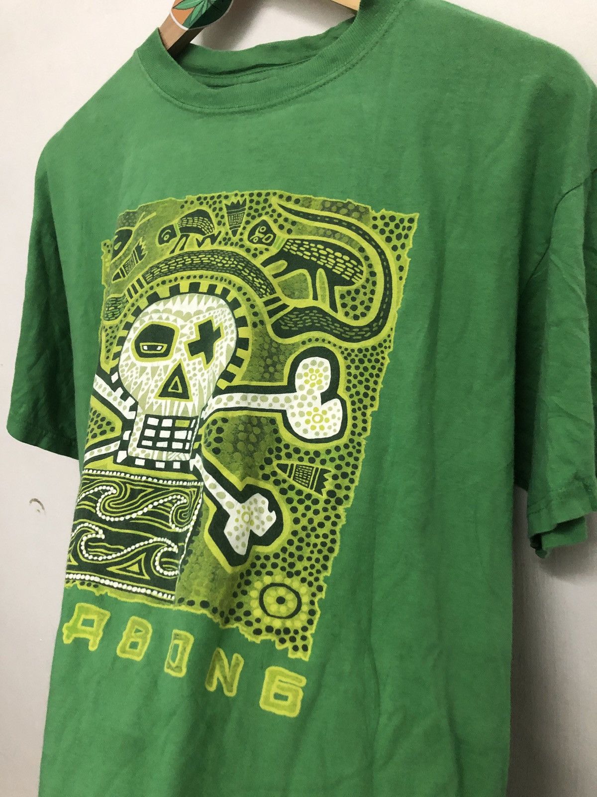 Billabong × Vintage Vintage Y2K Billabong Skull & Surf Graphic Tshirt Size US L / EU 52-54 / 3 - 7 Thumbnail