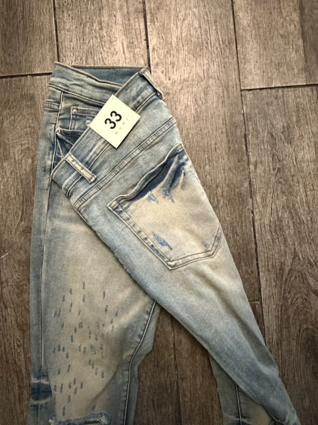 MNML Mnml X502 Skinny Denim Size US 33 - 6 Thumbnail