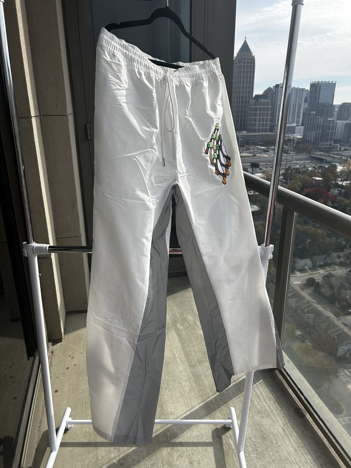 Vintage 2f7 Windbreaker Pants with iconic Duck Logo Size US 36 / EU 52 - 2 Thumbnail